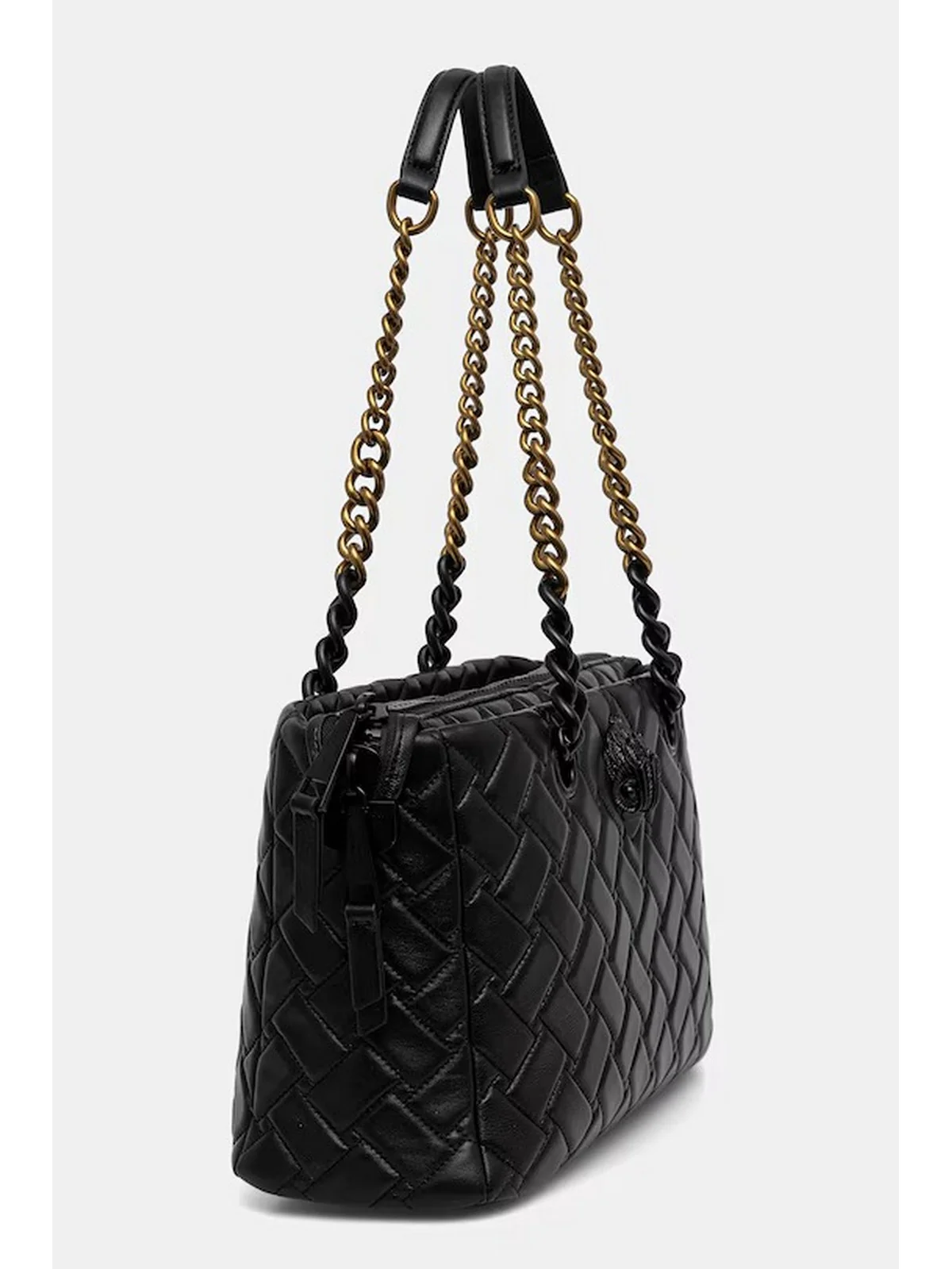 KURT GEIGER Borsa Donna KENSINGTON SH KURT DR 5018800109 BLACK BLACK - Image 3