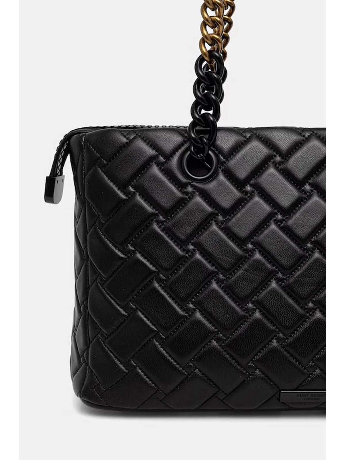 KURT GEIGER Borsa Donna KENSINGTON SH KURT DR 5018800109 BLACK BLACK - Image 4