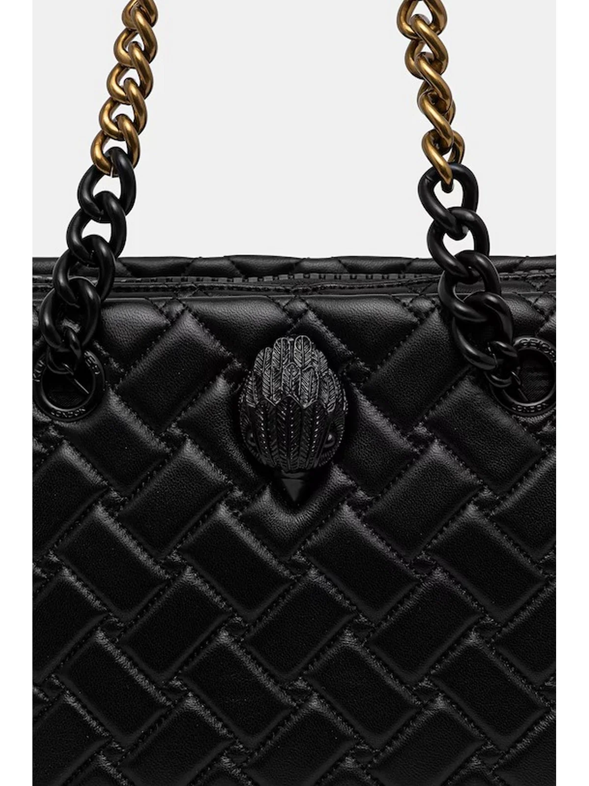 KURT GEIGER Borsa Donna KENSINGTON SH KURT DR 5018800109 BLACK BLACK - Image 5
