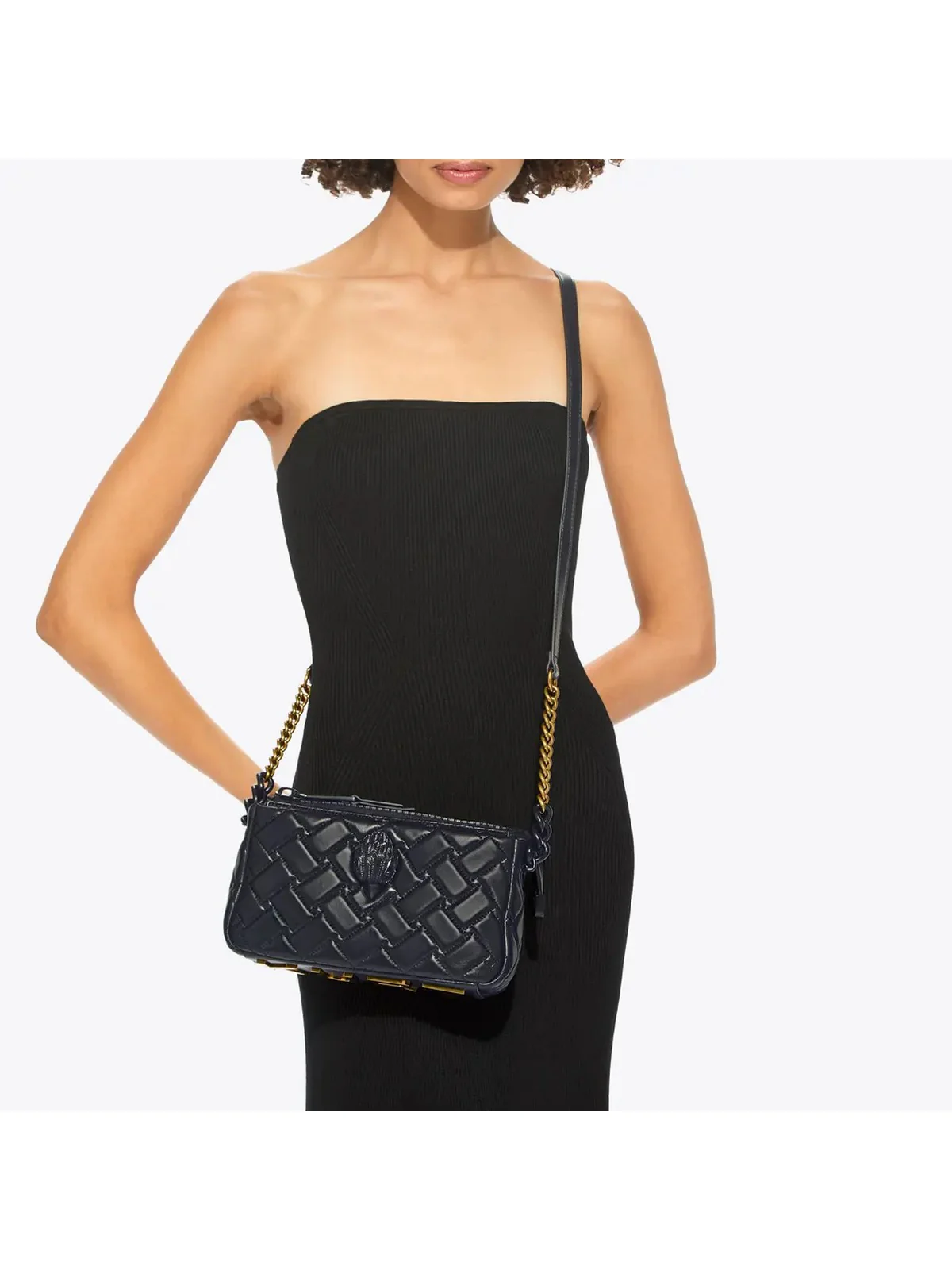 KURT GEIGER Borsa Donna KENSINGTON XBODY KURT 5020500109 BLACK BLACK - Image 5