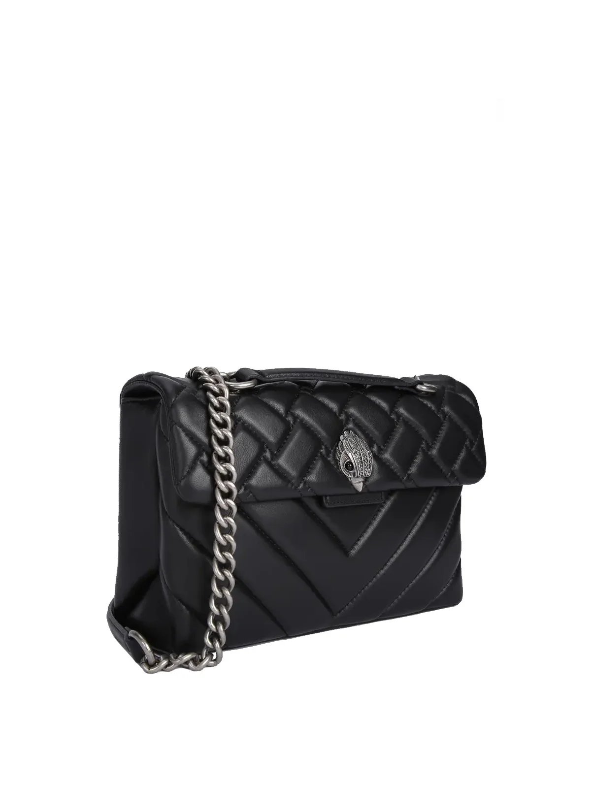 KURT GEIGER Borsa Donna LEATHER KENSINGTON X BAG 1470405109 BLACK/COMB BLACK/COMB - Image 3