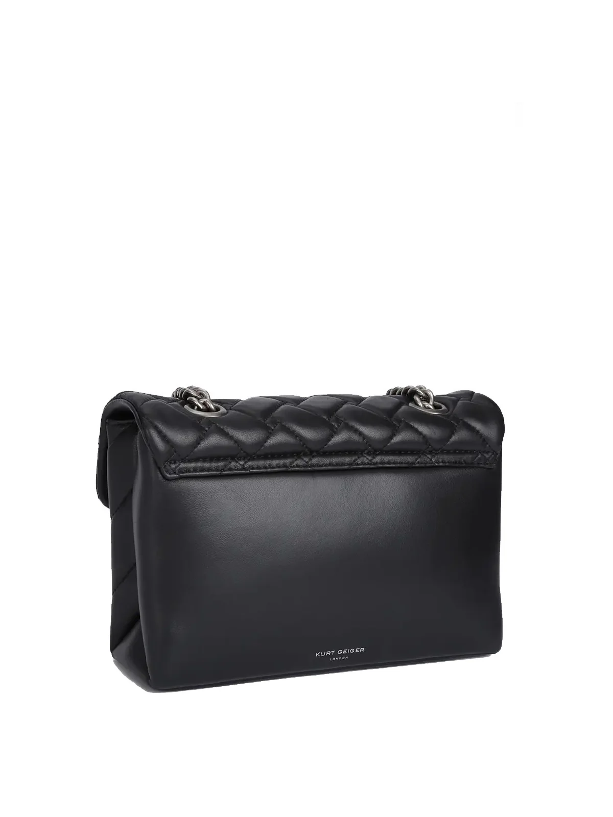 KURT GEIGER Borsa Donna LEATHER KENSINGTON X BAG 1470405109 BLACK/COMB BLACK/COMB - Image 4