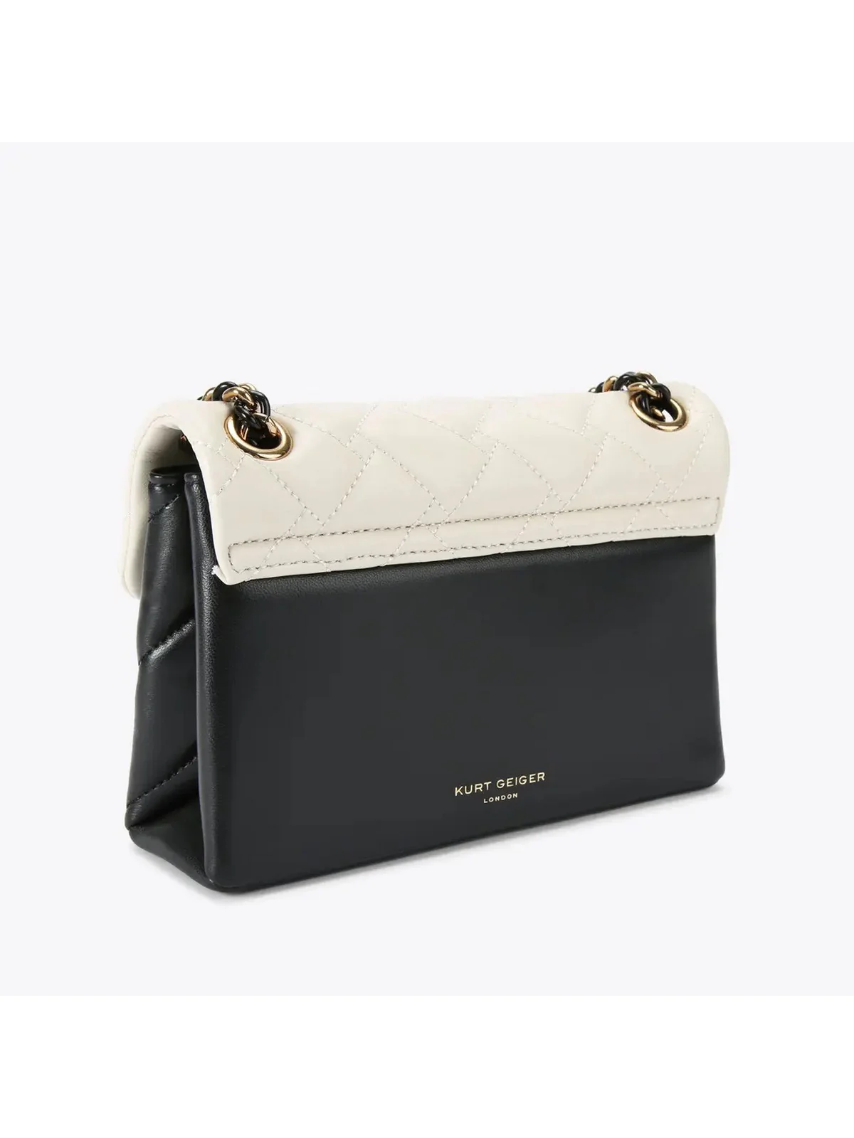 KURT GEIGER Borsa Donna MINI KENSINGTON BAG E 2723201109 BLK/WHITE BLK/WHITE - Image 4
