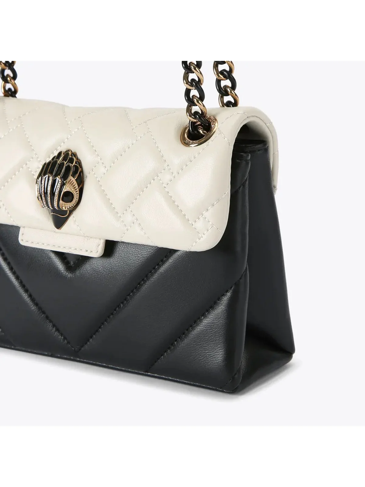 KURT GEIGER Borsa Donna MINI KENSINGTON BAG E 2723201109 BLK/WHITE BLK/WHITE - Image 6