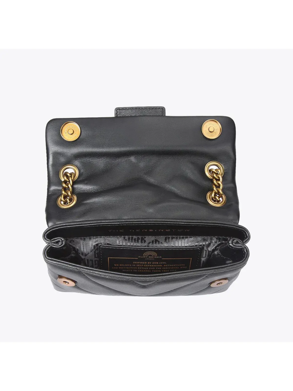 KURT GEIGER Borsa Donna MINI KENSINGTON X BAG 1470805109 BLACK/COMB BLACK/COMB - Image 2