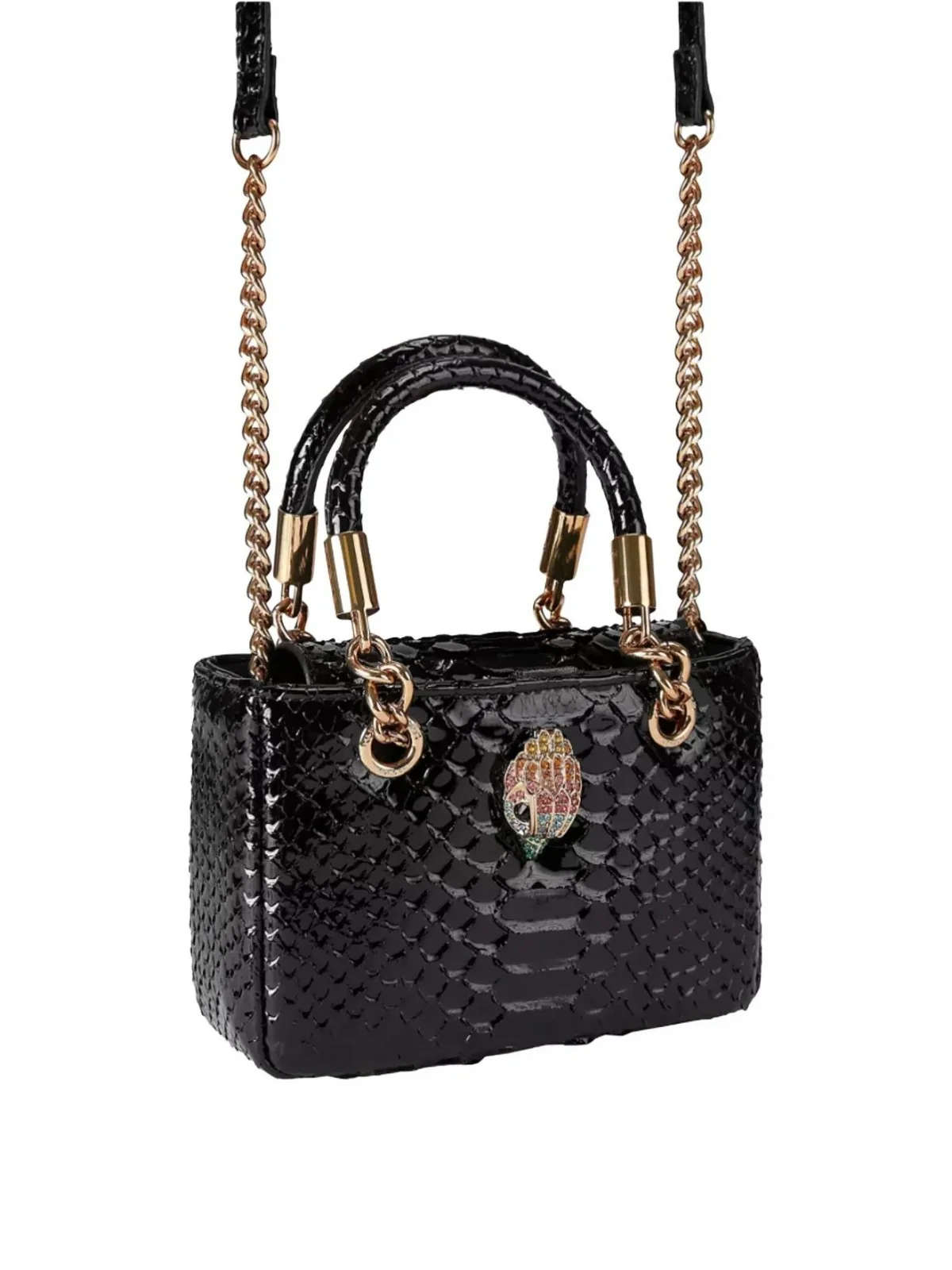 KURT GEIGER Borsa Donna SQ MINI KENSINGTON 4376900719 BLACK BLACK - Image 3