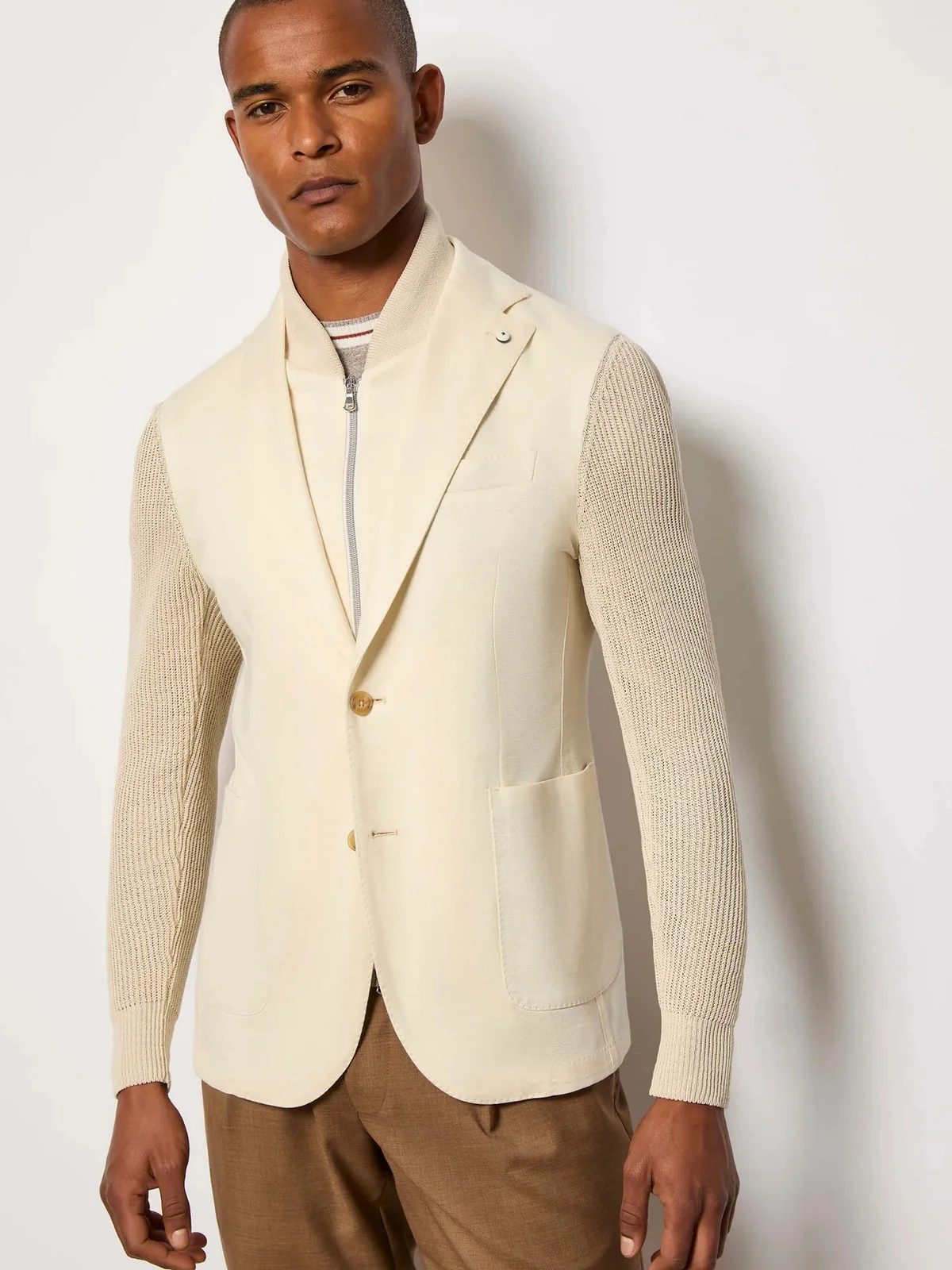 L.B.M. 1911 Giacca Uomo ANDREW 55205/1  2827 Bianco - Image 2