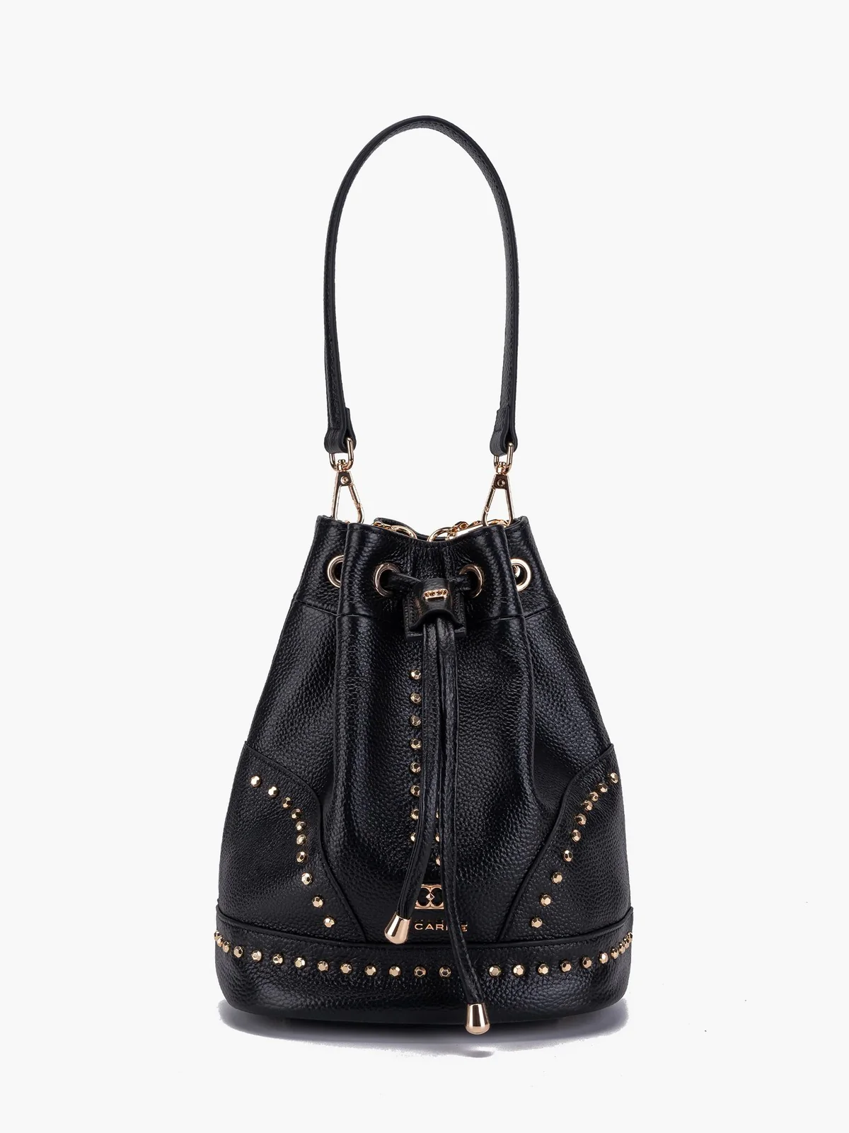 LA CARRIE Borsa Donna FRIVOLOUS BUCKET TUMBLED LEATHER 151P-MB-18-TBL BLA Nero - Image 6