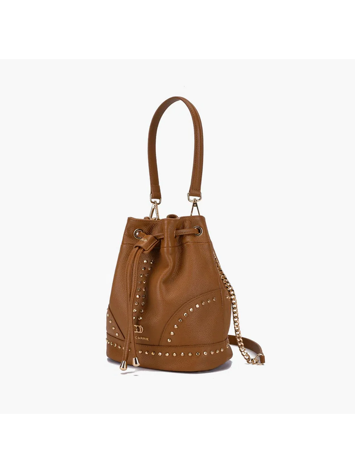 LA CARRIE Borsa Donna FRIVOLOUS BUCKET TUMBLED LEATHER 151P-MB-18 TBL/CUO Marrone - Image 2