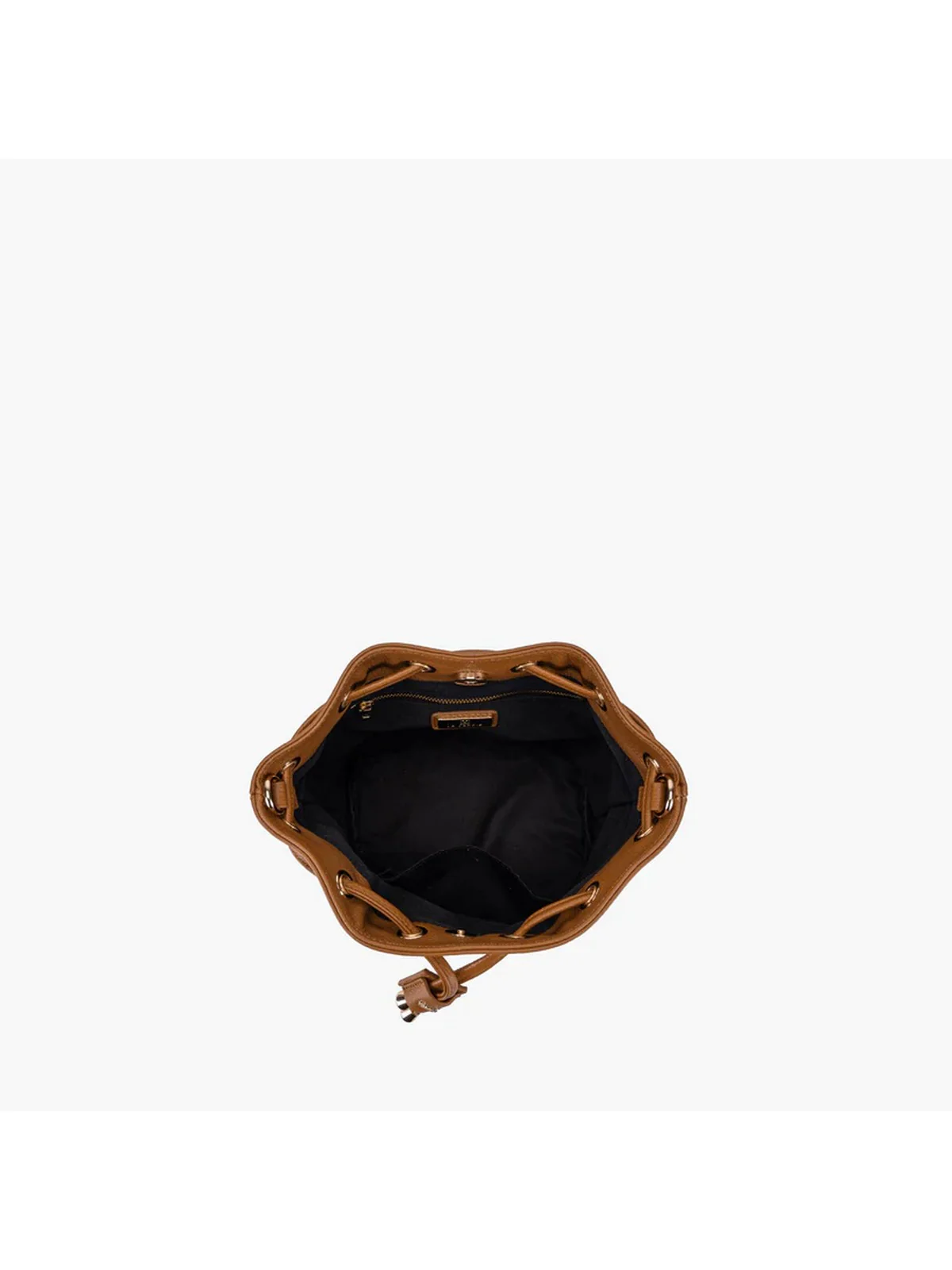 LA CARRIE Borsa Donna FRIVOLOUS BUCKET TUMBLED LEATHER 151P-MB-18 TBL/CUO Marrone - Image 3