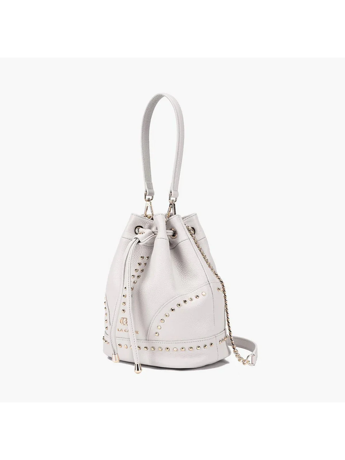 LA CARRIE Borsa Donna FRIVOLOUS BUCKET TUMBLED LEATHER 151P-MB-18 TBL/IVO Avorio - Image 2
