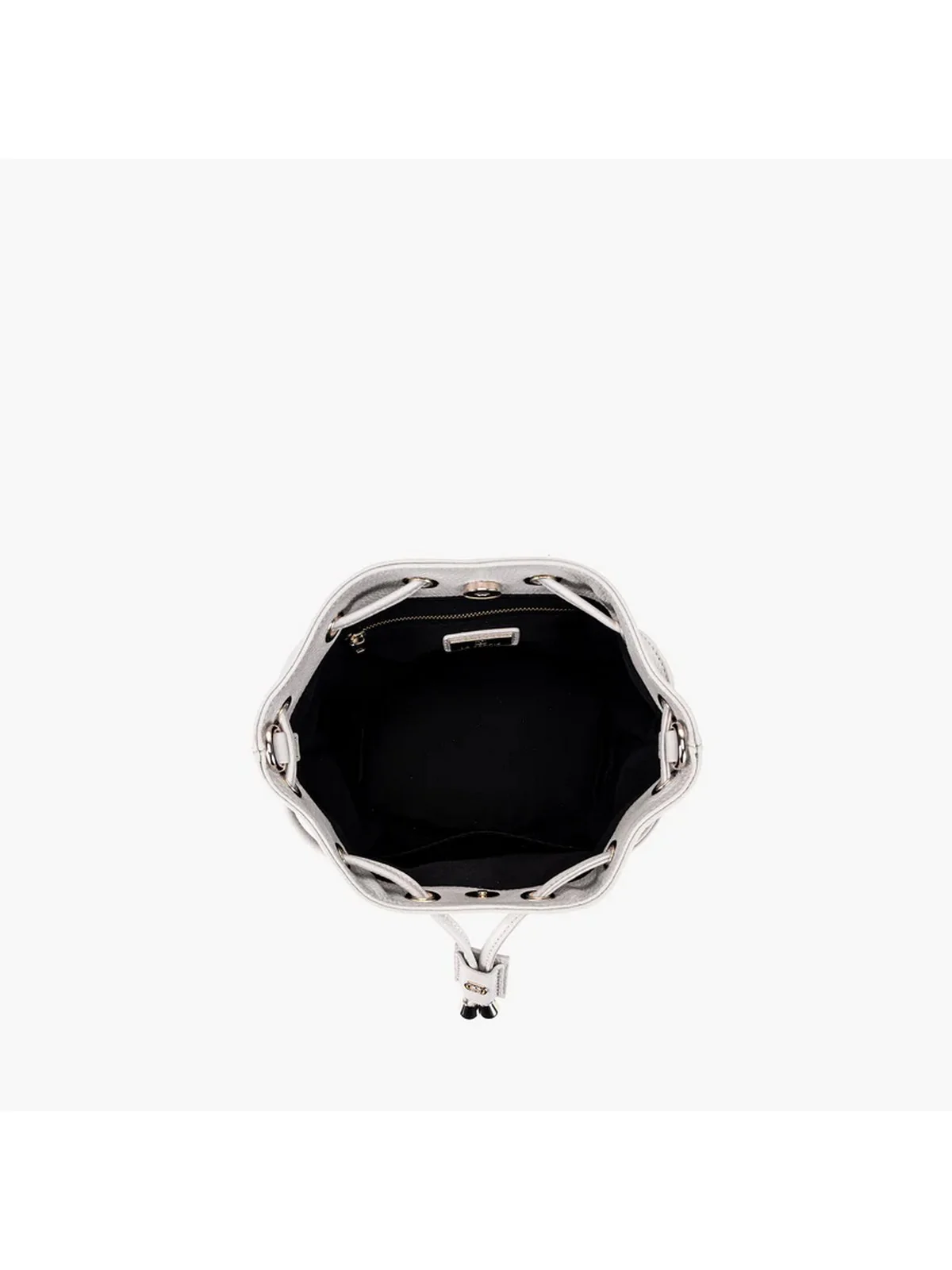 LA CARRIE Borsa Donna FRIVOLOUS BUCKET TUMBLED LEATHER 151P-MB-18 TBL/IVO Avorio - Image 4