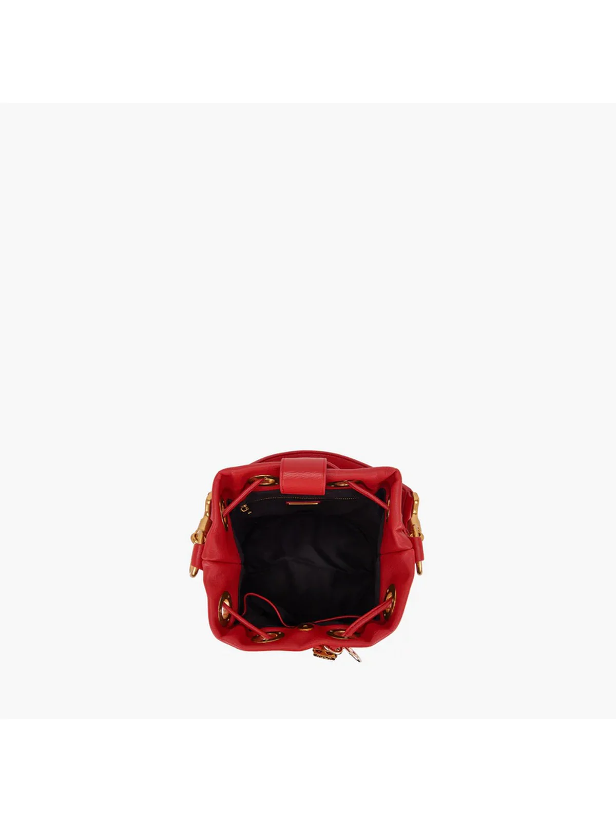 LA CARRIE Borsa Donna GIPSY BUCKET SYNT. TUMBLED 151M-EM-115 TBS/RED Rosso - Image 4