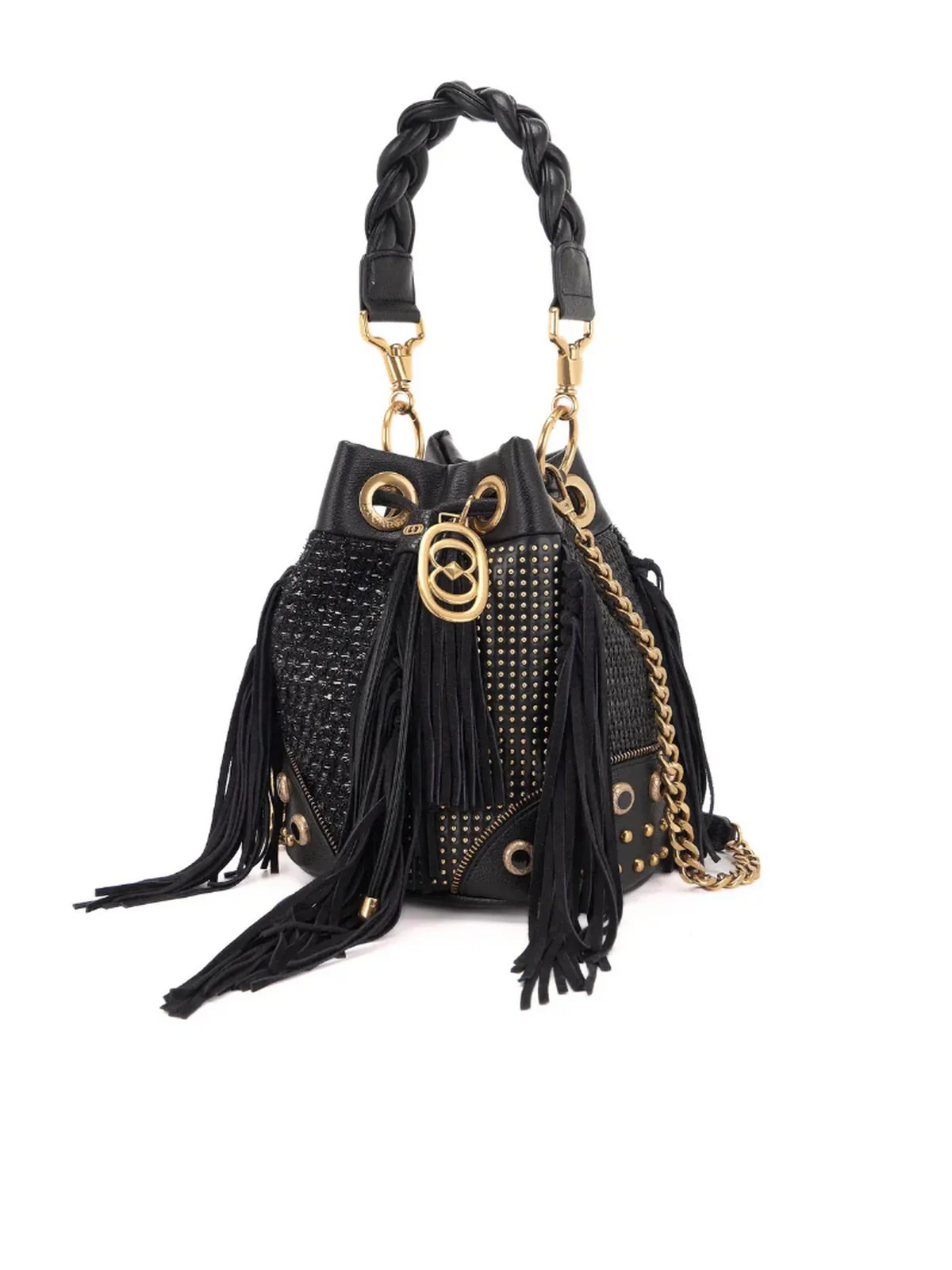 LA CARRIE Borsa Donna LEGACY BUCKET SYNT./CLOTH/RAPH. 151M-EM-119-SCR MUB Nero - Image 2