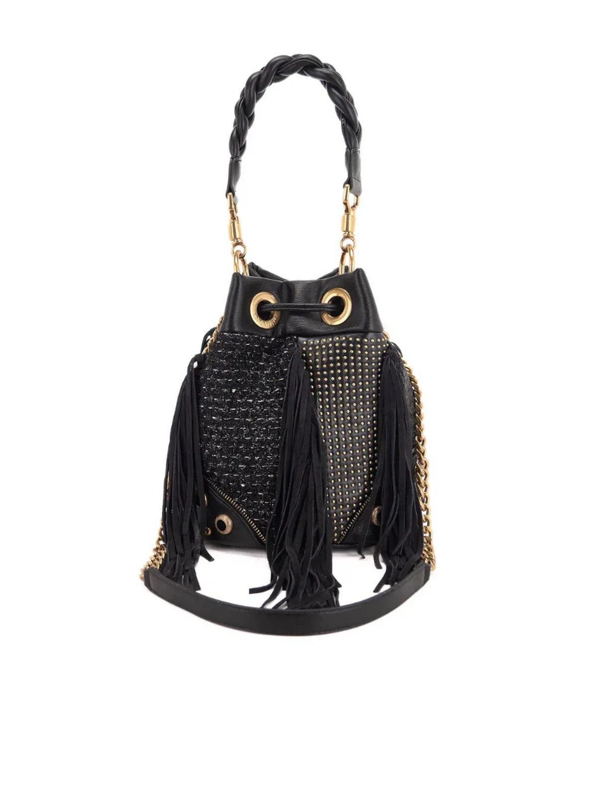 LA CARRIE Borsa Donna LEGACY BUCKET SYNT./CLOTH/RAPH. 151M-EM-119-SCR MUB Nero - Image 3
