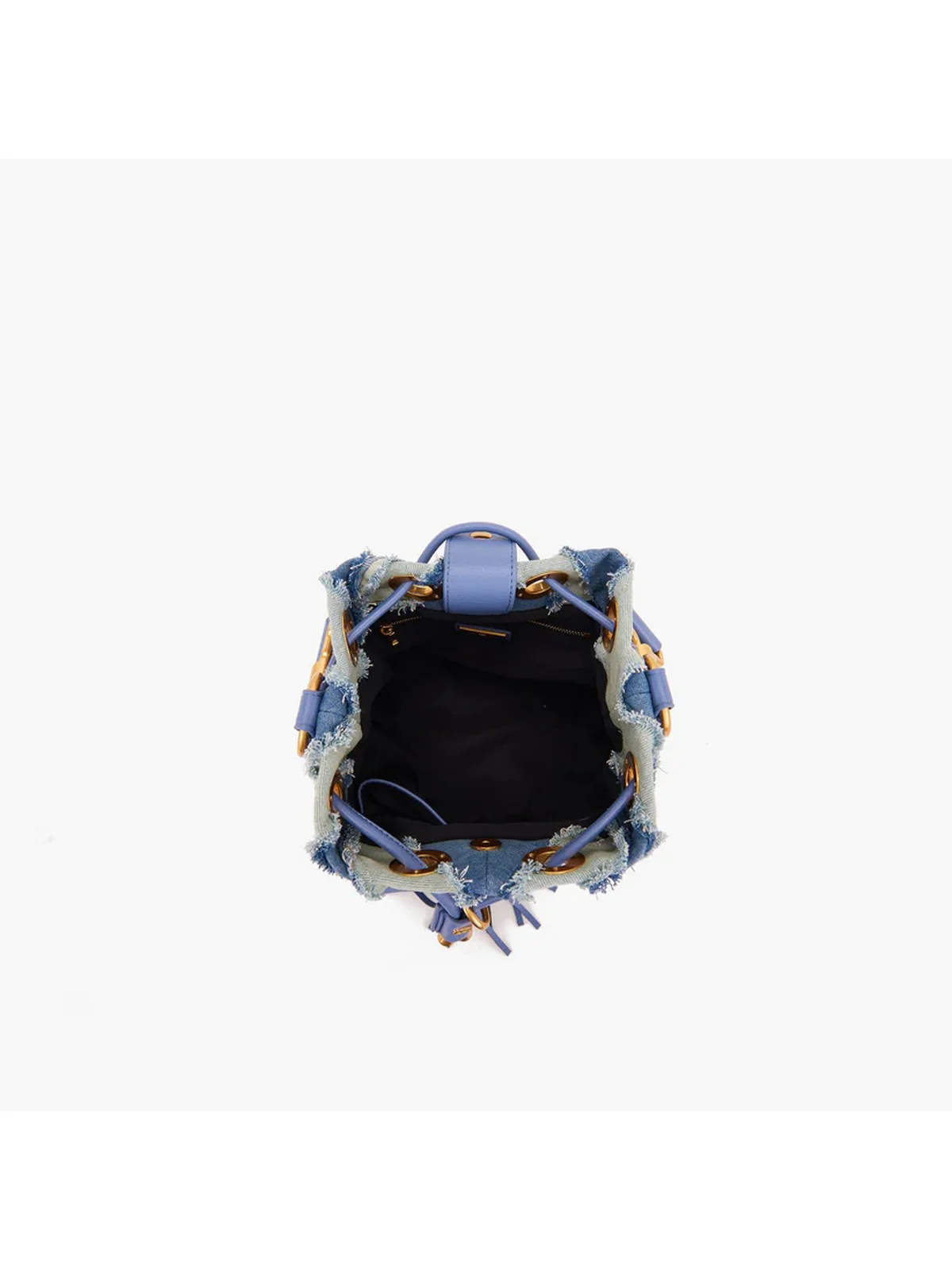 LA CARRIE Borsa Donna MIRROR V BUCKET SYNTH.+CLOTH 151C-EM-908 SCO/JEA Blu - Image 4