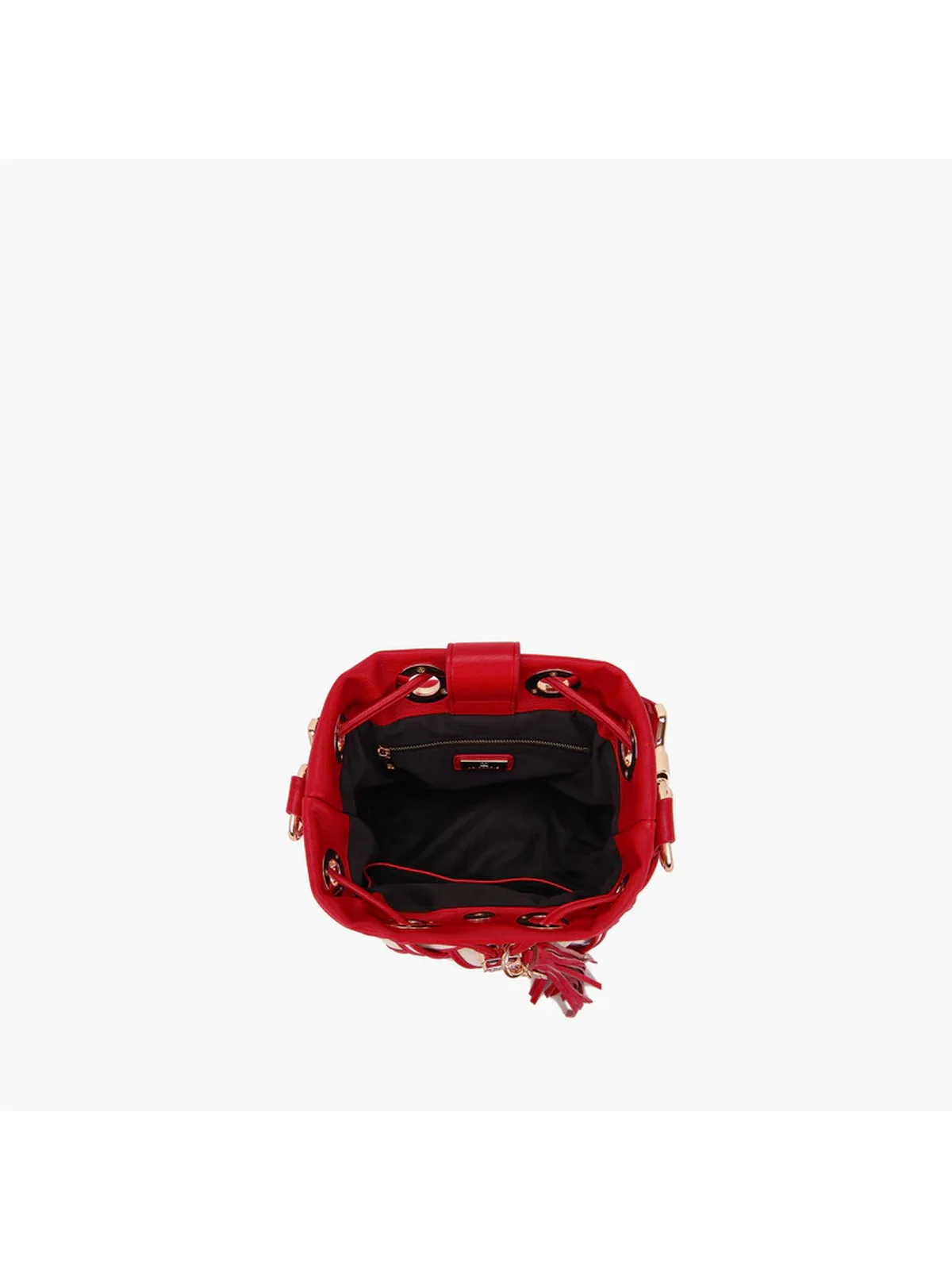 LA CARRIE Borsa Donna ROADS BUCKET CANVAS + SYNT. 151M-EM-111 CAS/RED Rosso - Image 4