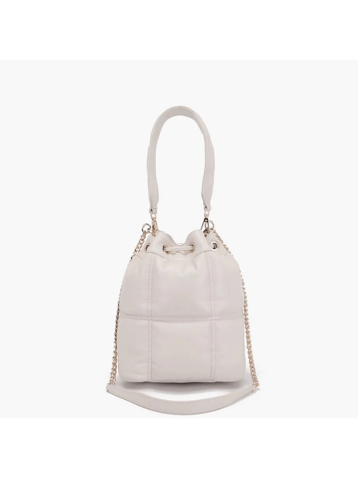 LA CARRIE Borsa Donna SQ.PLOT BUCKET LEATHER 151P-MB-17 LEA/IVO Avorio - Image 3