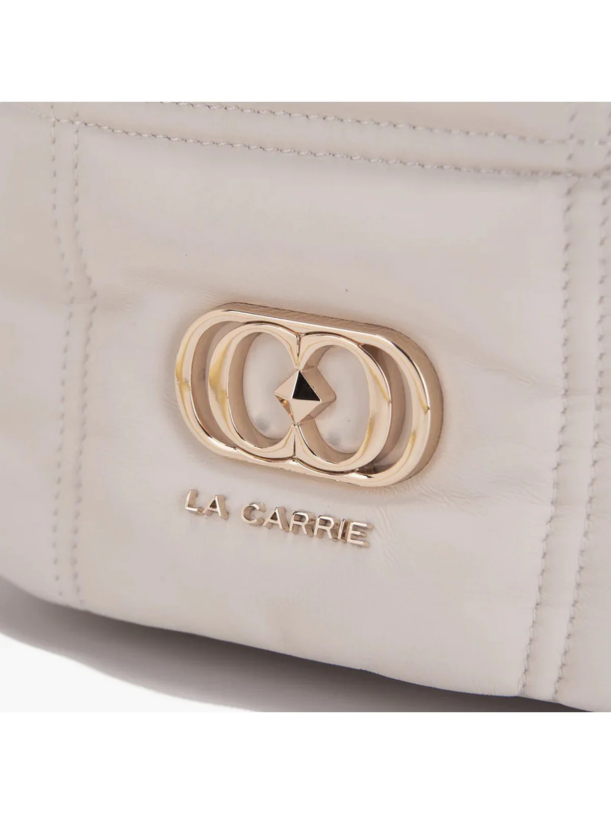 LA CARRIE Borsa Donna SQ.PLOT BUCKET LEATHER 151P-MB-17 LEA/IVO Avorio - Image 4