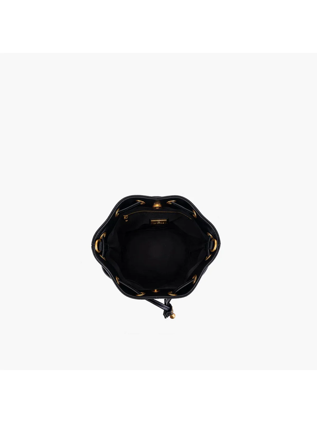 LA CARRIE Borsa Donna STITCH&SPOON BUCKET LEATHER 151P-MB-19 LEA/BLA Nero - Image 7