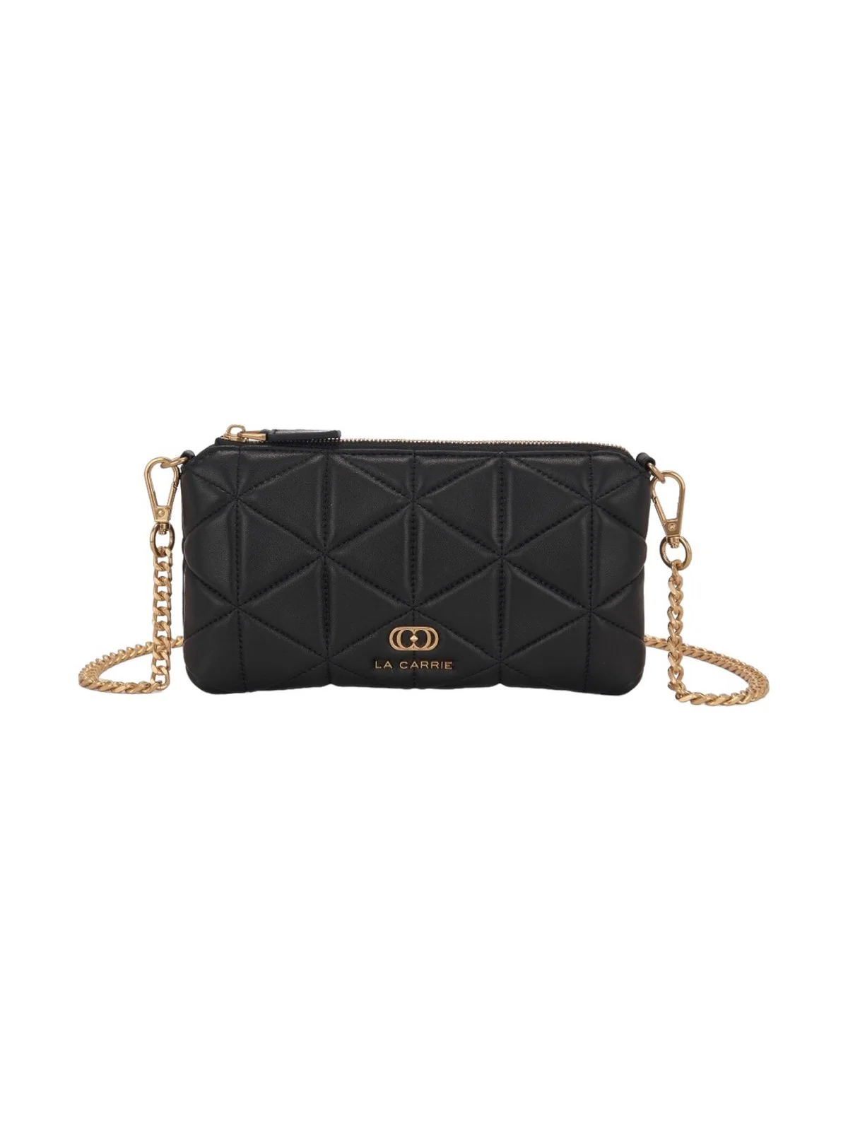 LA CARRIE Pochette Donna 142P-AA-102-LEA BLA Nero