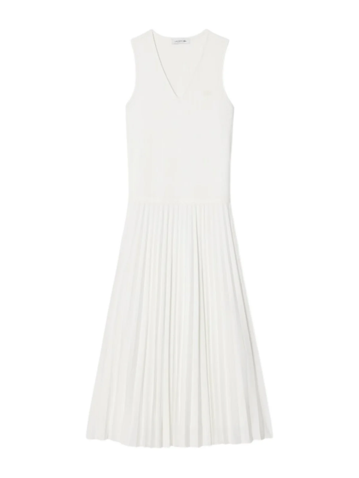 LACOSTE Abito Donna EF2432 70V Bianco