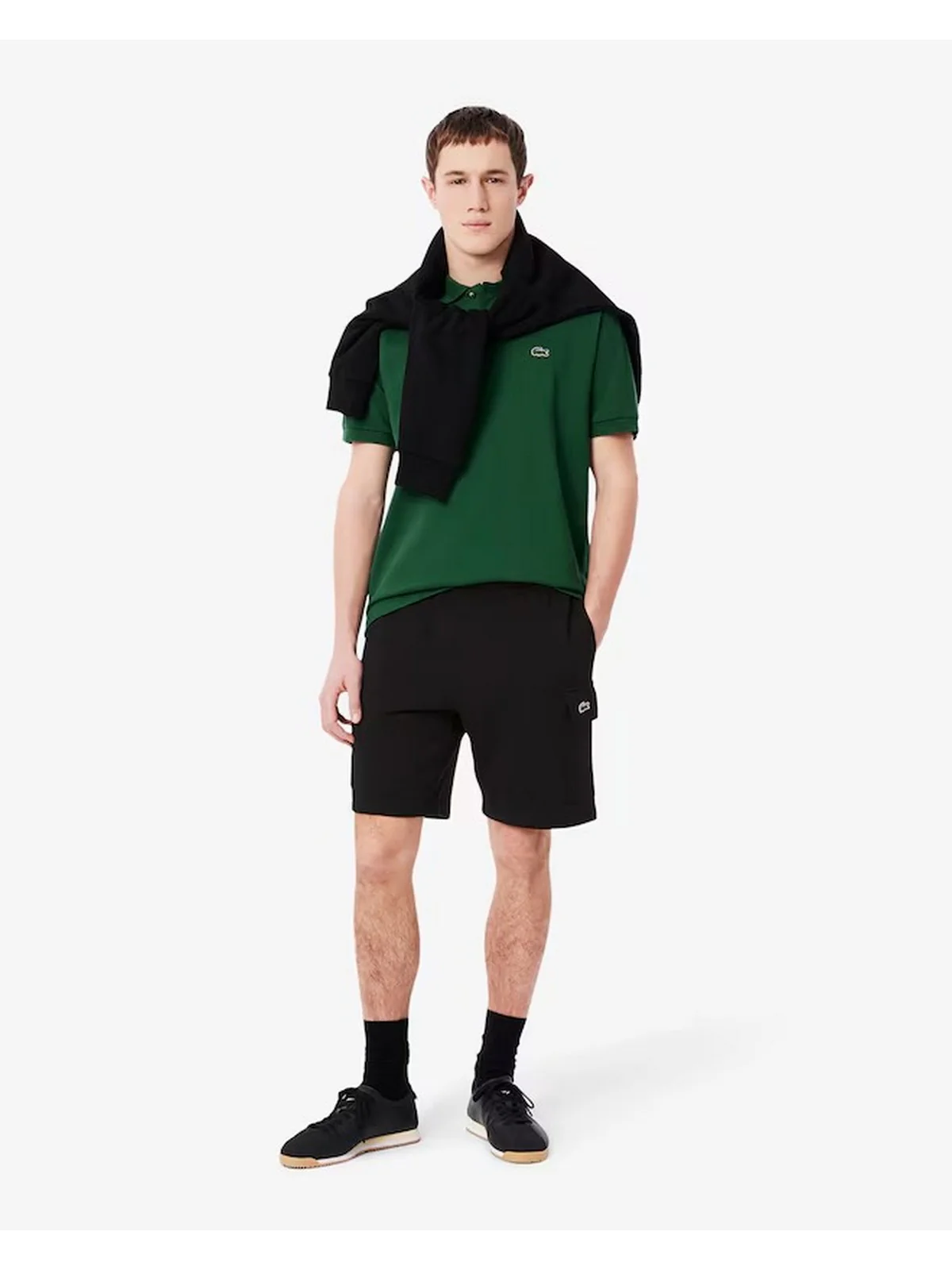 LACOSTE Bermuda Uomo GH9743 031 Nero - Image 2