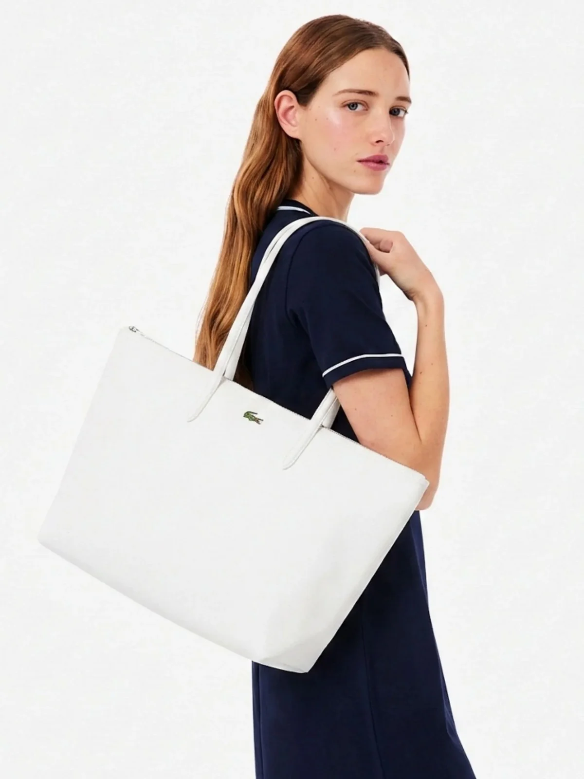 LACOSTE Borsa Donna  NF1888 001 Bianco - Image 2