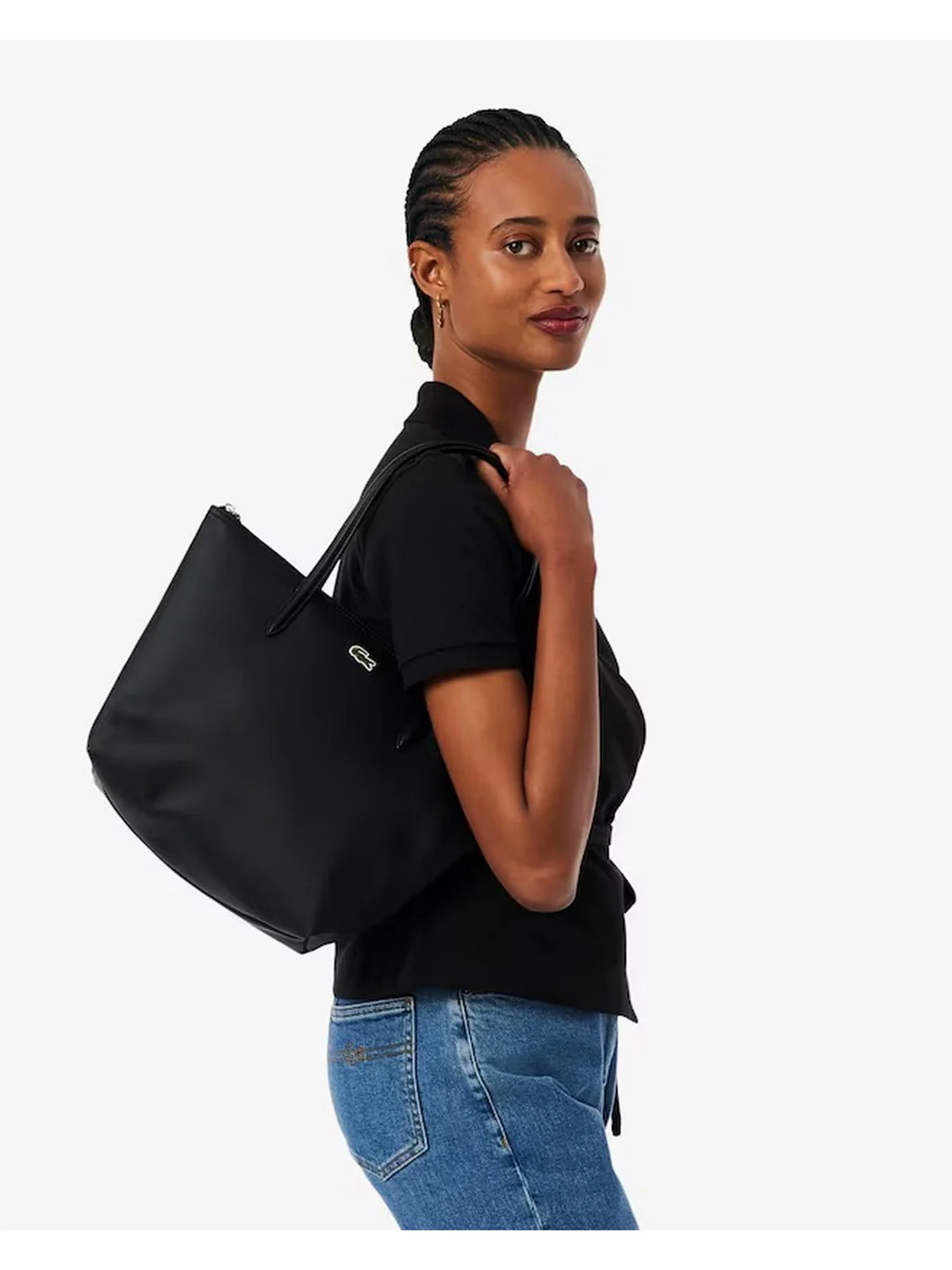 LACOSTE Borsa Donna NF2037 000 Nero - Image 6