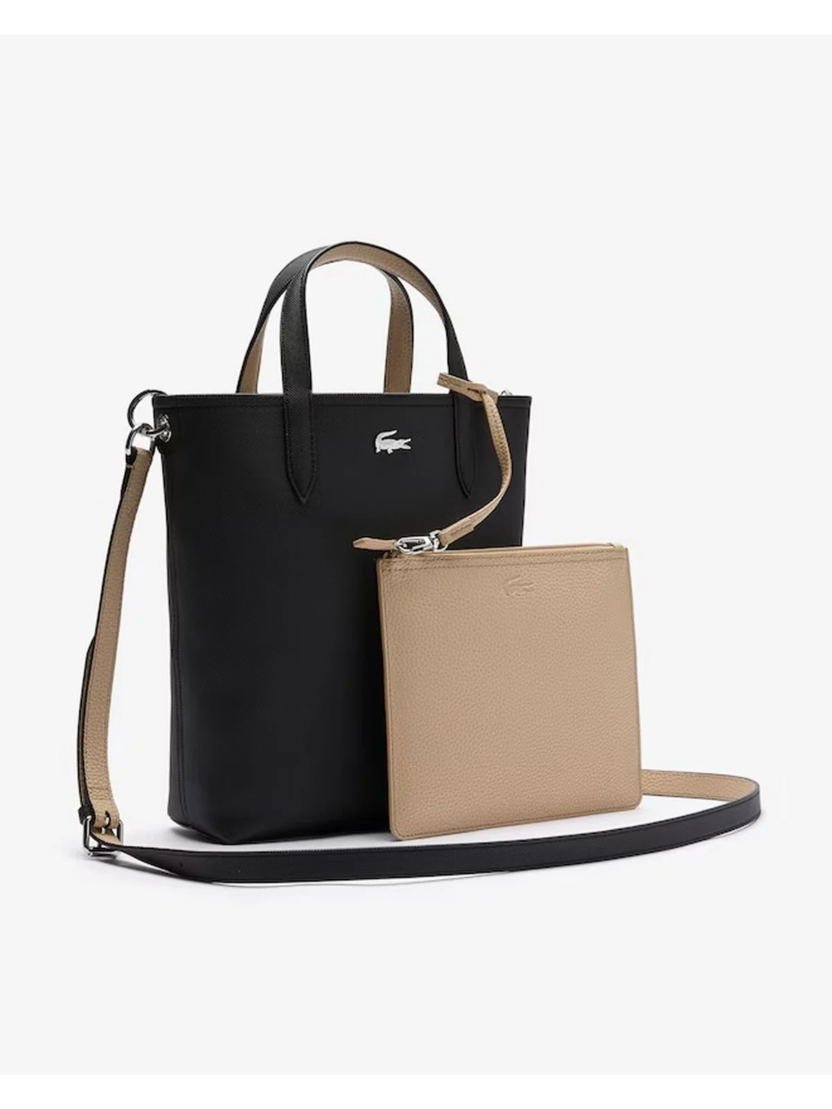 LACOSTE Borsa Donna NF2991 A91 NERO - Image 3