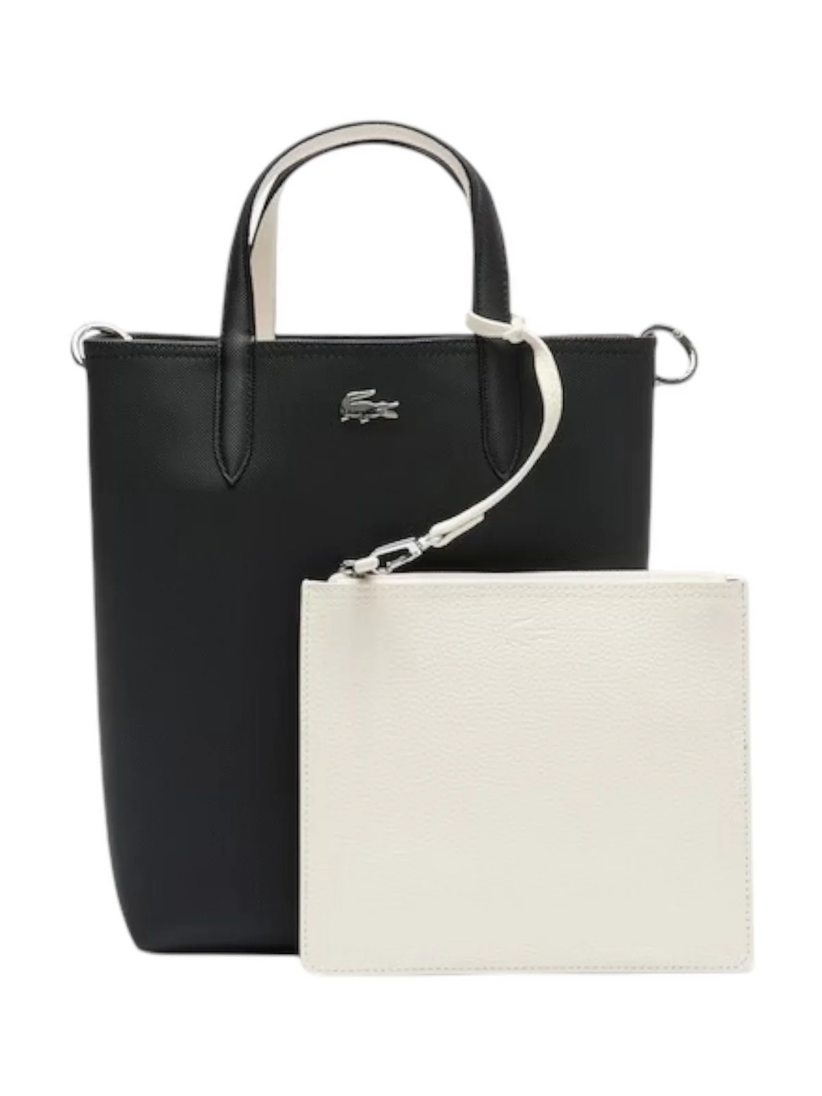 LACOSTE Borsa Donna NF2991 M66 Nero