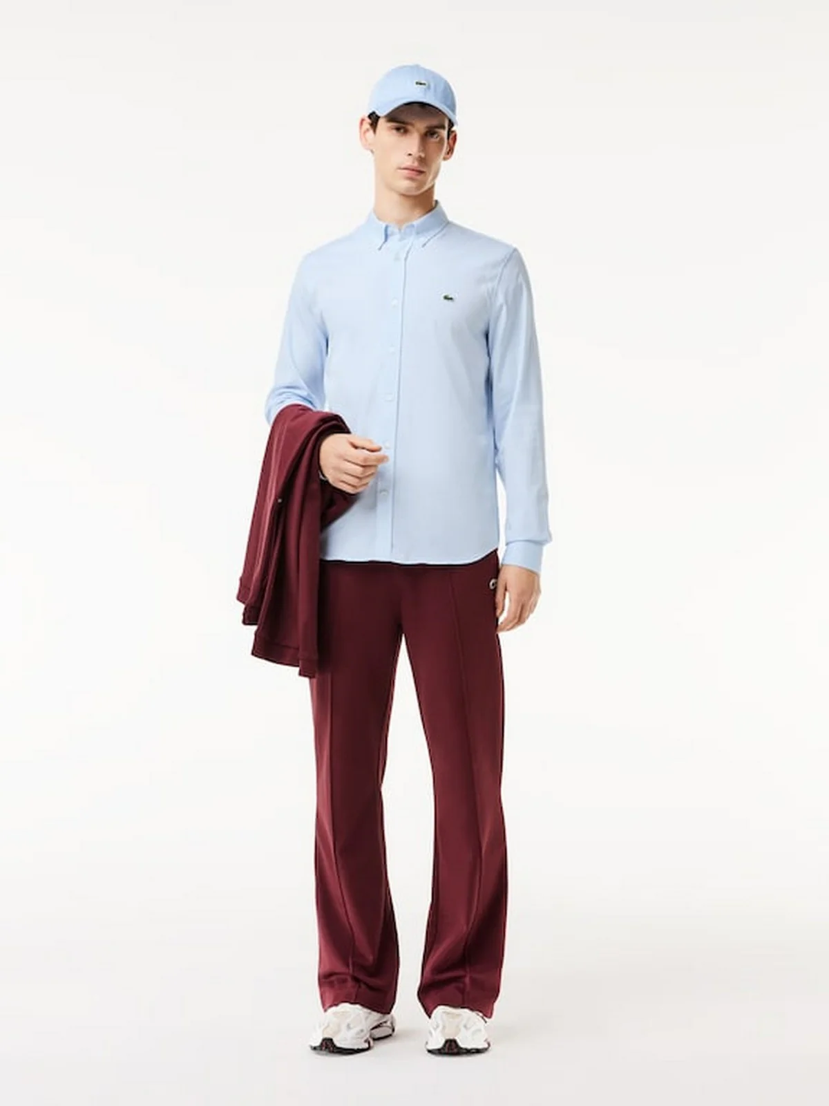 LACOSTE Camicia Uomo CH2933 HBP AZZURRO - Image 5