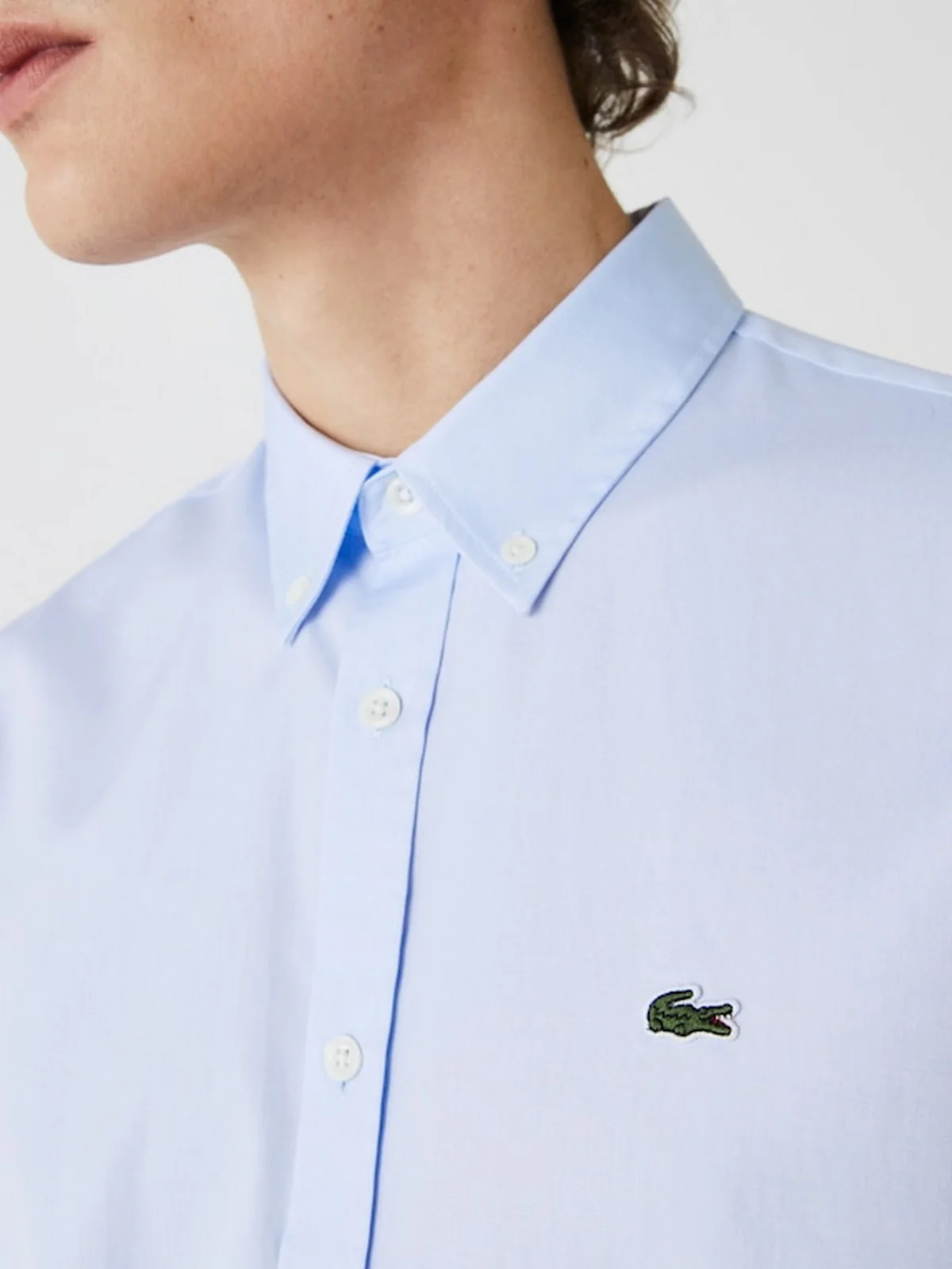 LACOSTE Camicia Uomo CH2933 HBP AZZURRO - Image 6
