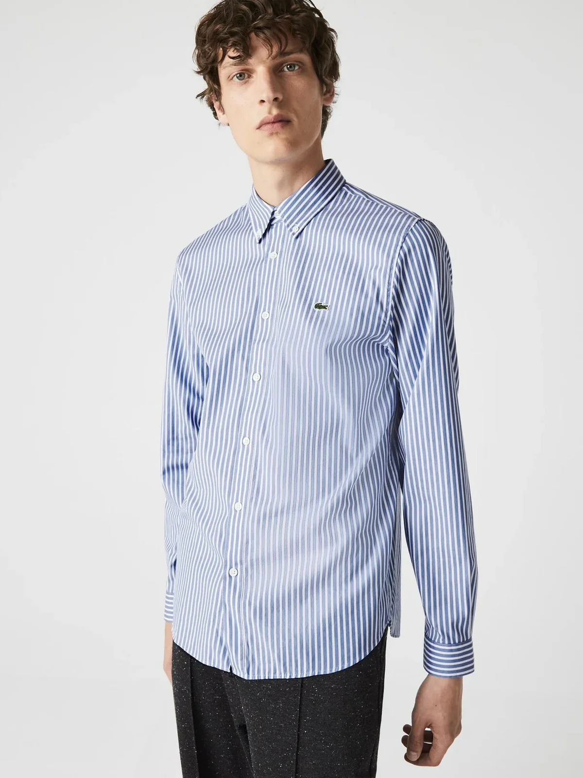 LACOSTE Camicia Uomo  CH2936 F6Z Bianco - Image 2