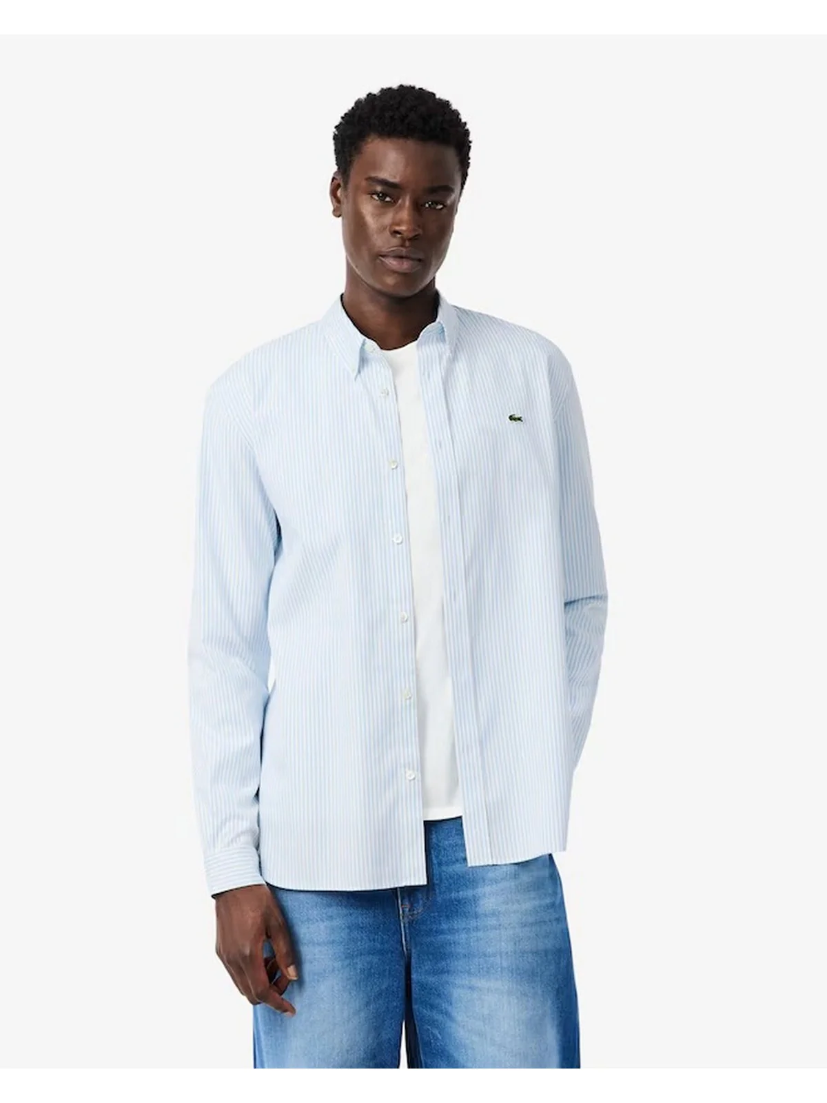 LACOSTE Camicia Uomo CH5084 FAC Bianco - Image 2