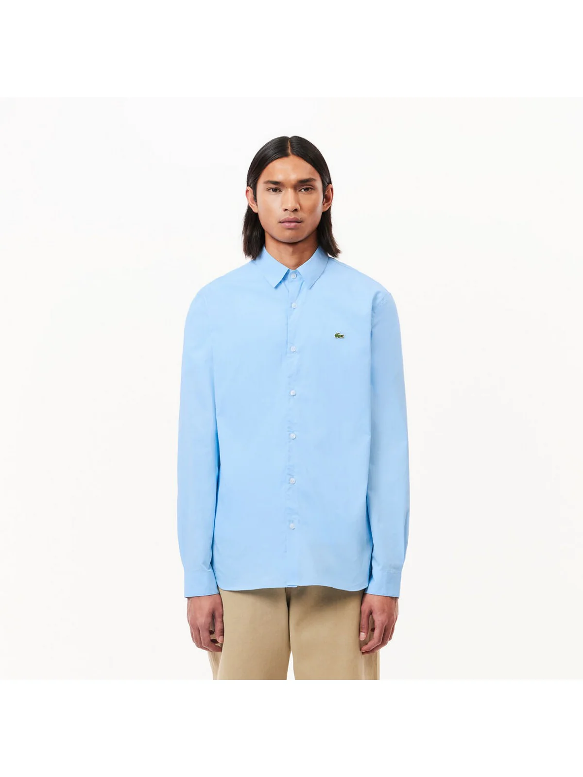 LACOSTE Camicia Uomo CH5620 HBP AZZURRO - Image 2