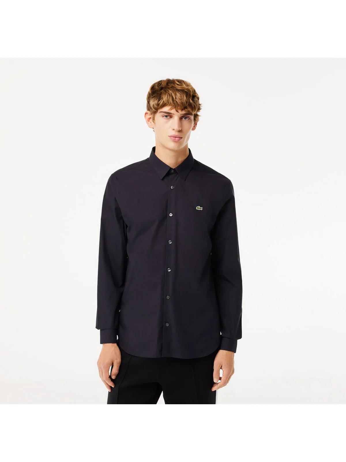 LACOSTE Camicia Uomo CH5620 HDE NAVY BLUE - Image 2