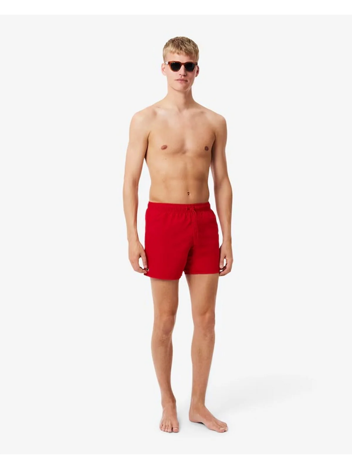 LACOSTE Costume da bagno Uomo  MH6270 8UN Rosso - Image 4