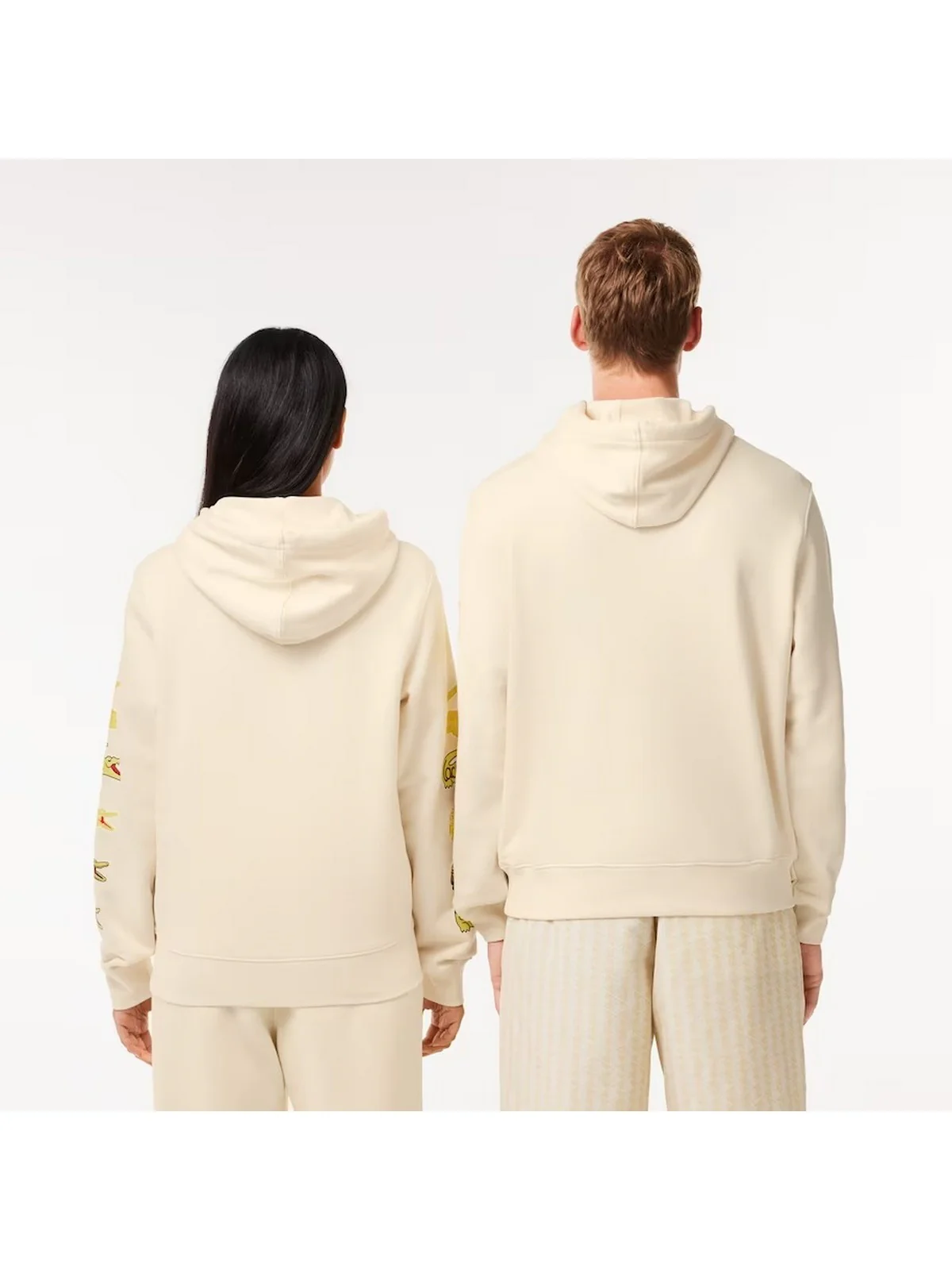 LACOSTE Felpa Uomo  SH1323 XFJ Beige - Image 3