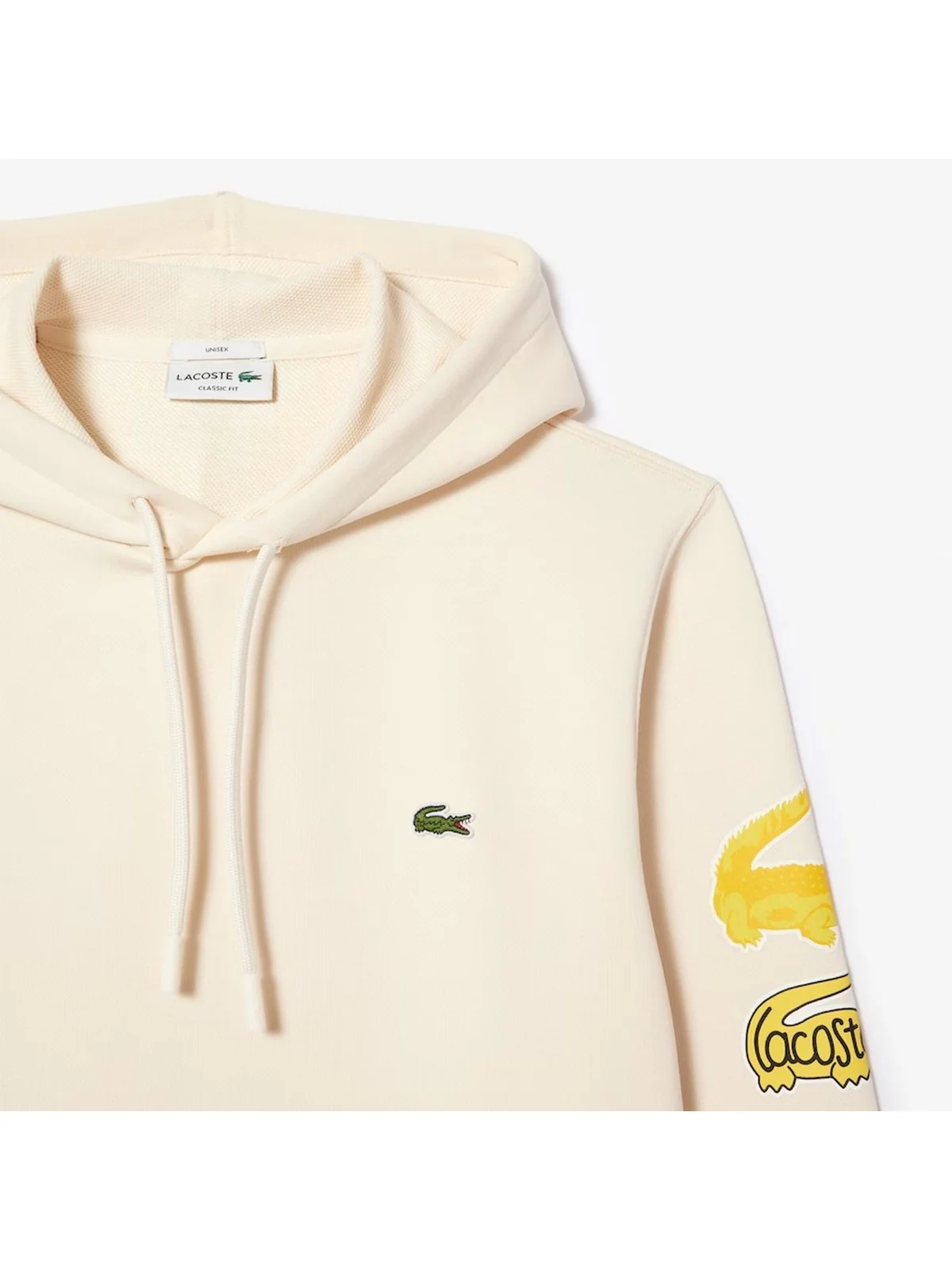 LACOSTE Felpa Uomo  SH1323 XFJ Beige - Image 4