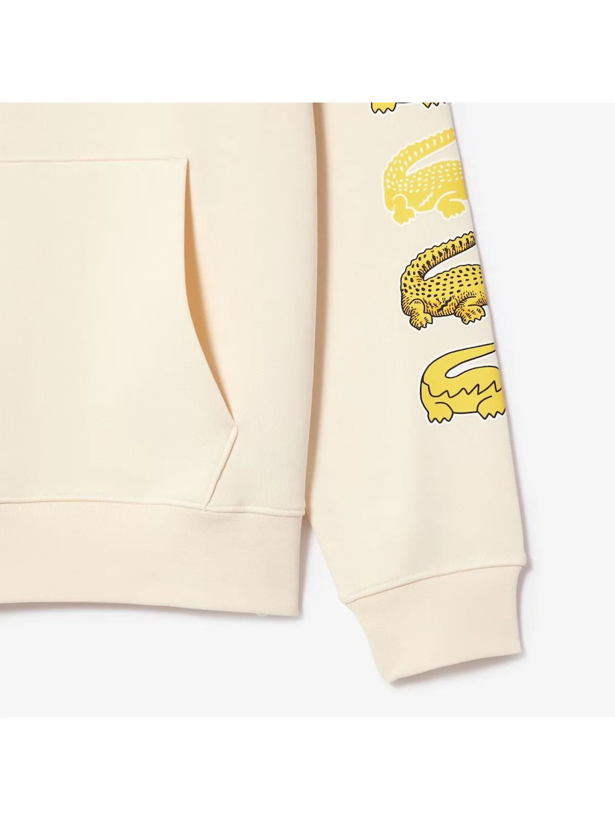 LACOSTE Felpa Uomo  SH1323 XFJ Beige - Image 5