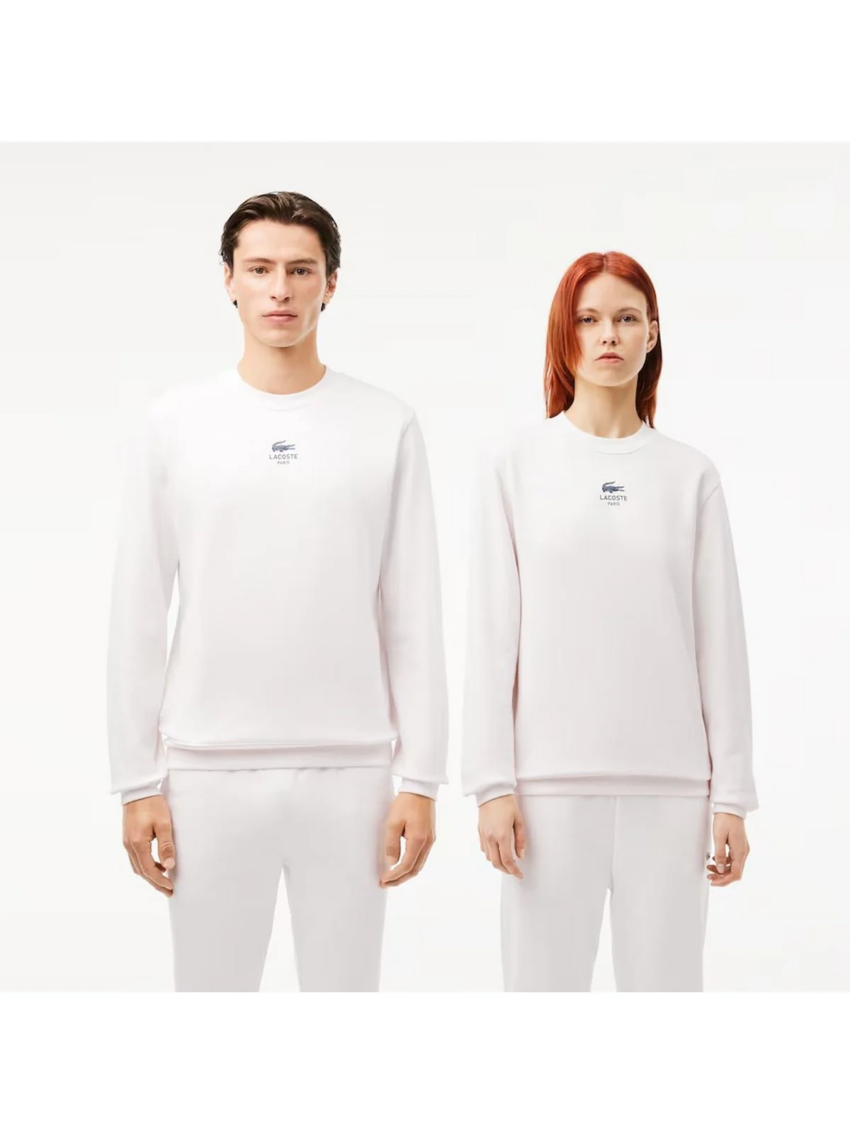 LACOSTE Felpa Uomo  SH2736 70V Bianco - Image 2
