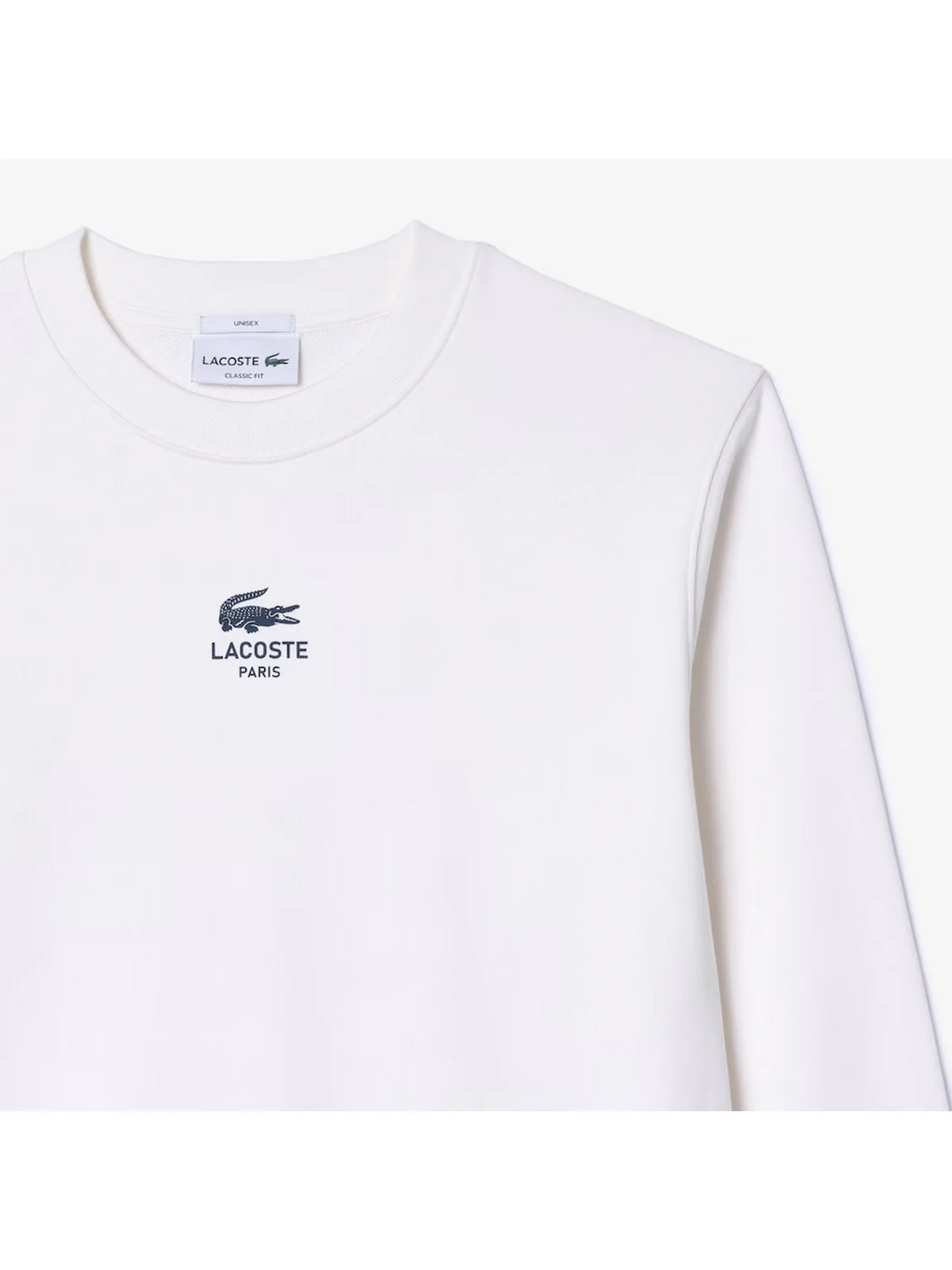 LACOSTE Felpa Uomo  SH2736 70V Bianco - Image 4