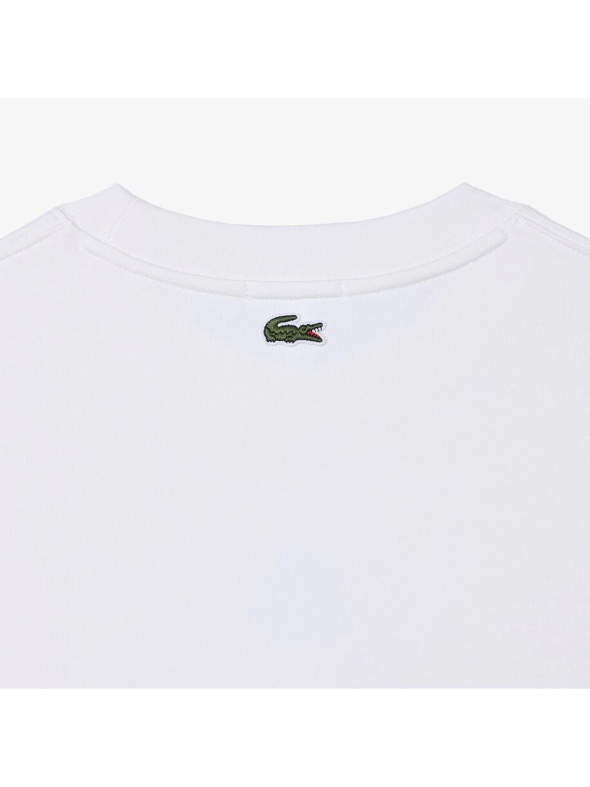 LACOSTE Felpa Uomo  SH2736 70V Bianco - Image 5