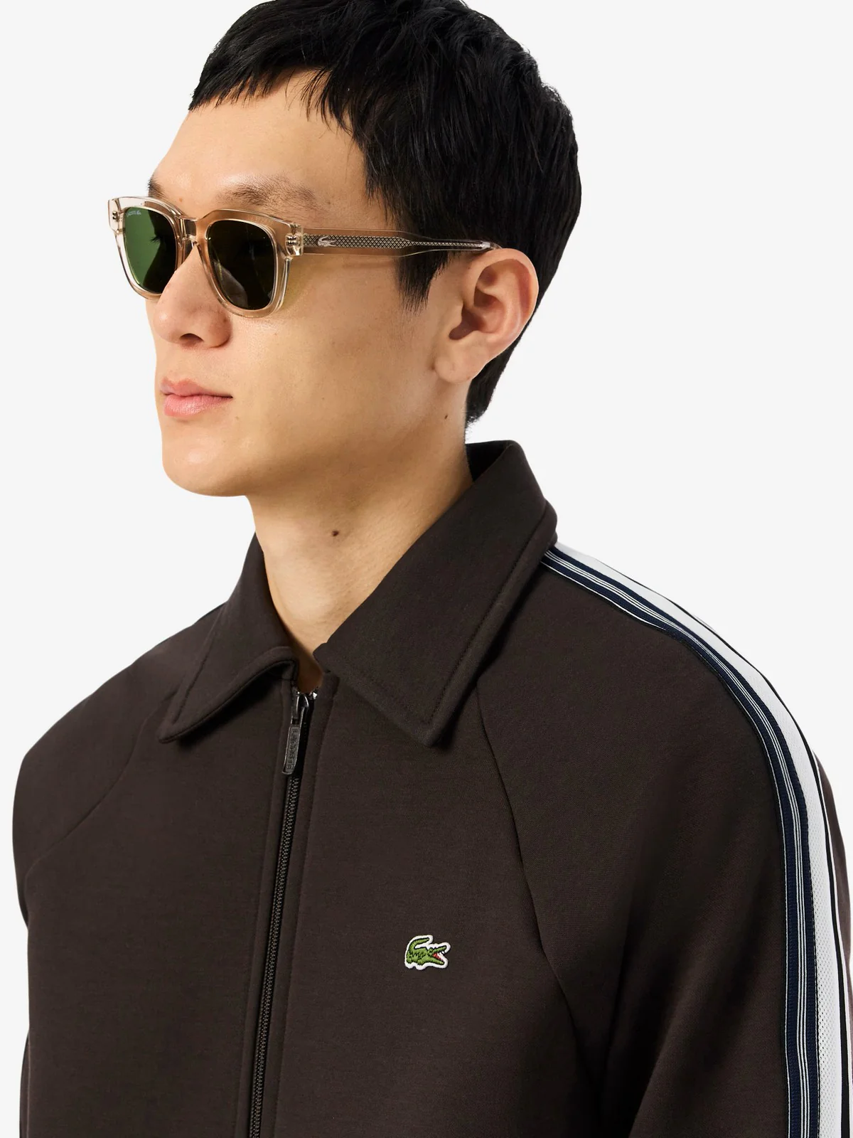 LACOSTE Felpa Uomo  SH5927 SKB Marrone - Image 5