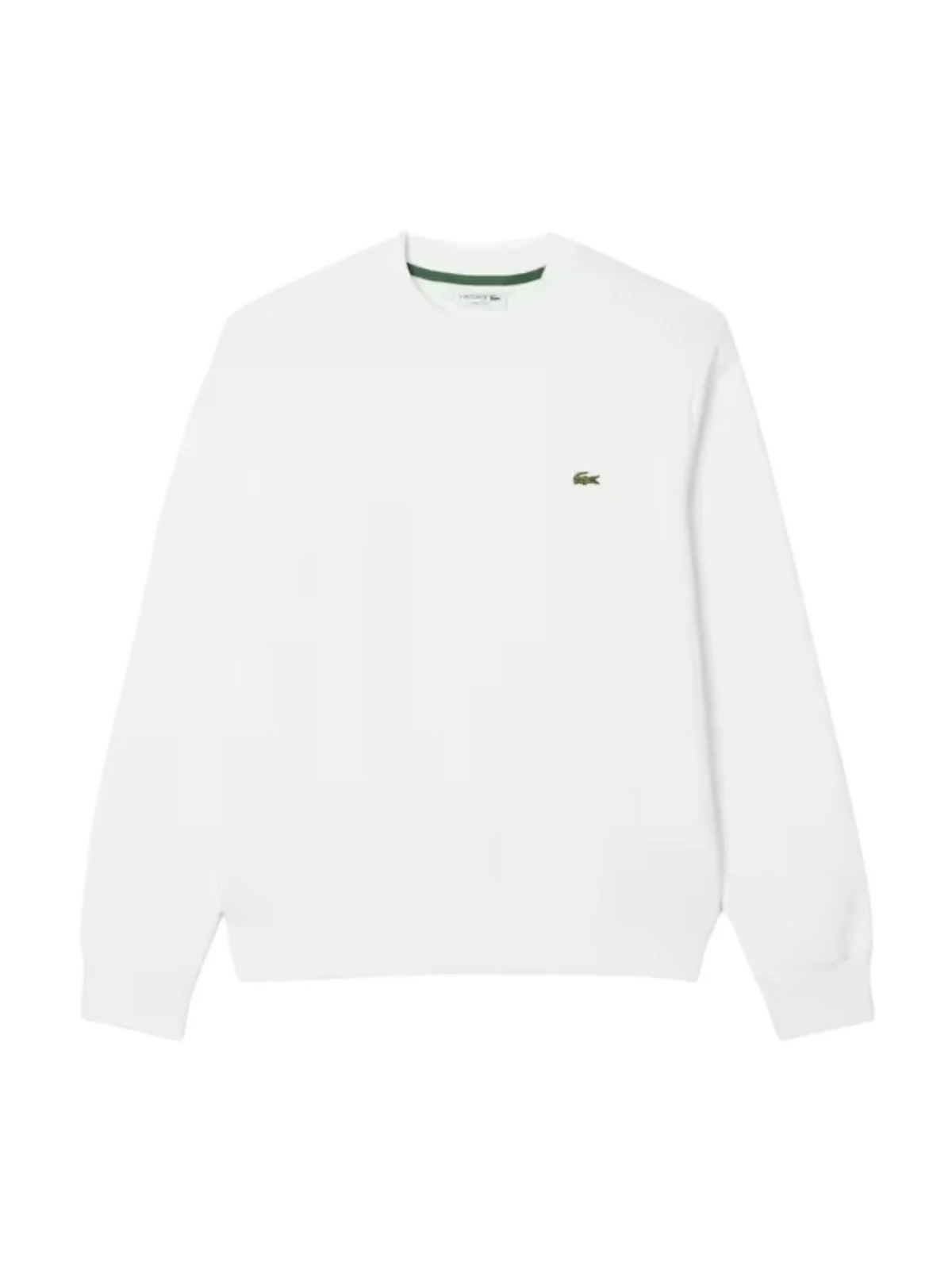 LACOSTE Felpa Uomo SH9801 001 Bianco