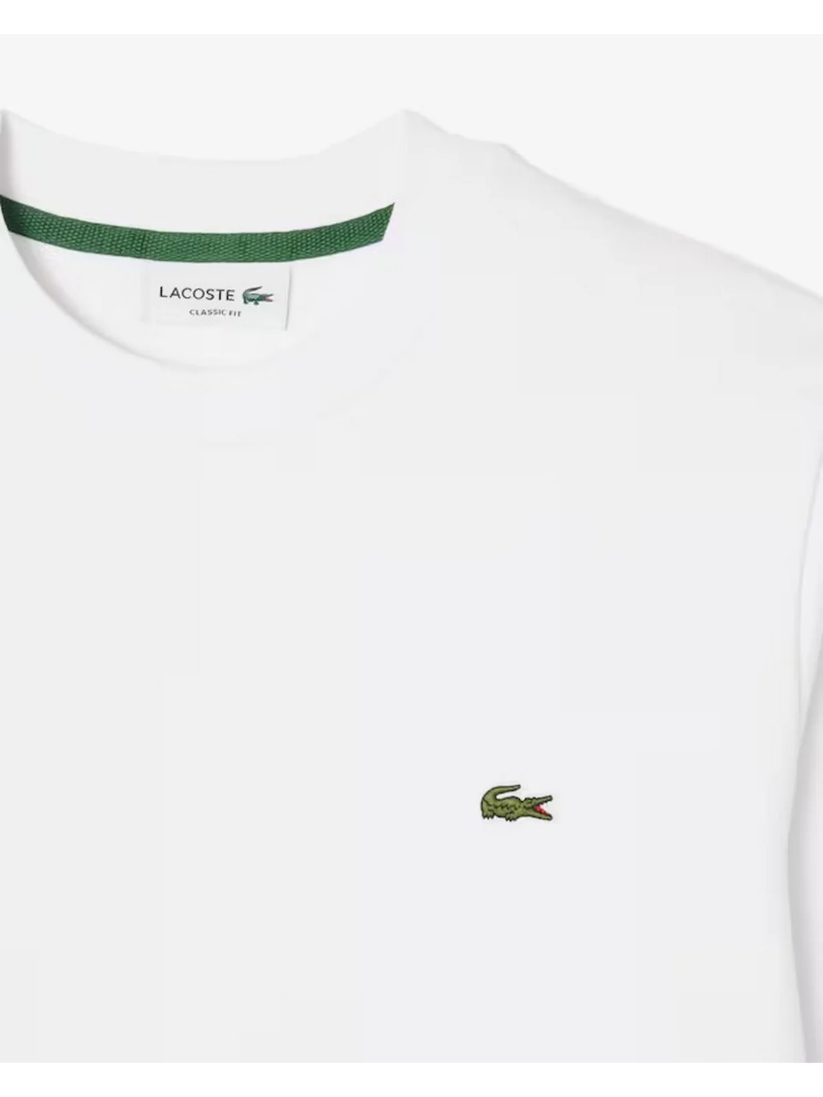 LACOSTE Felpa Uomo SH9801 001 Bianco - Image 5