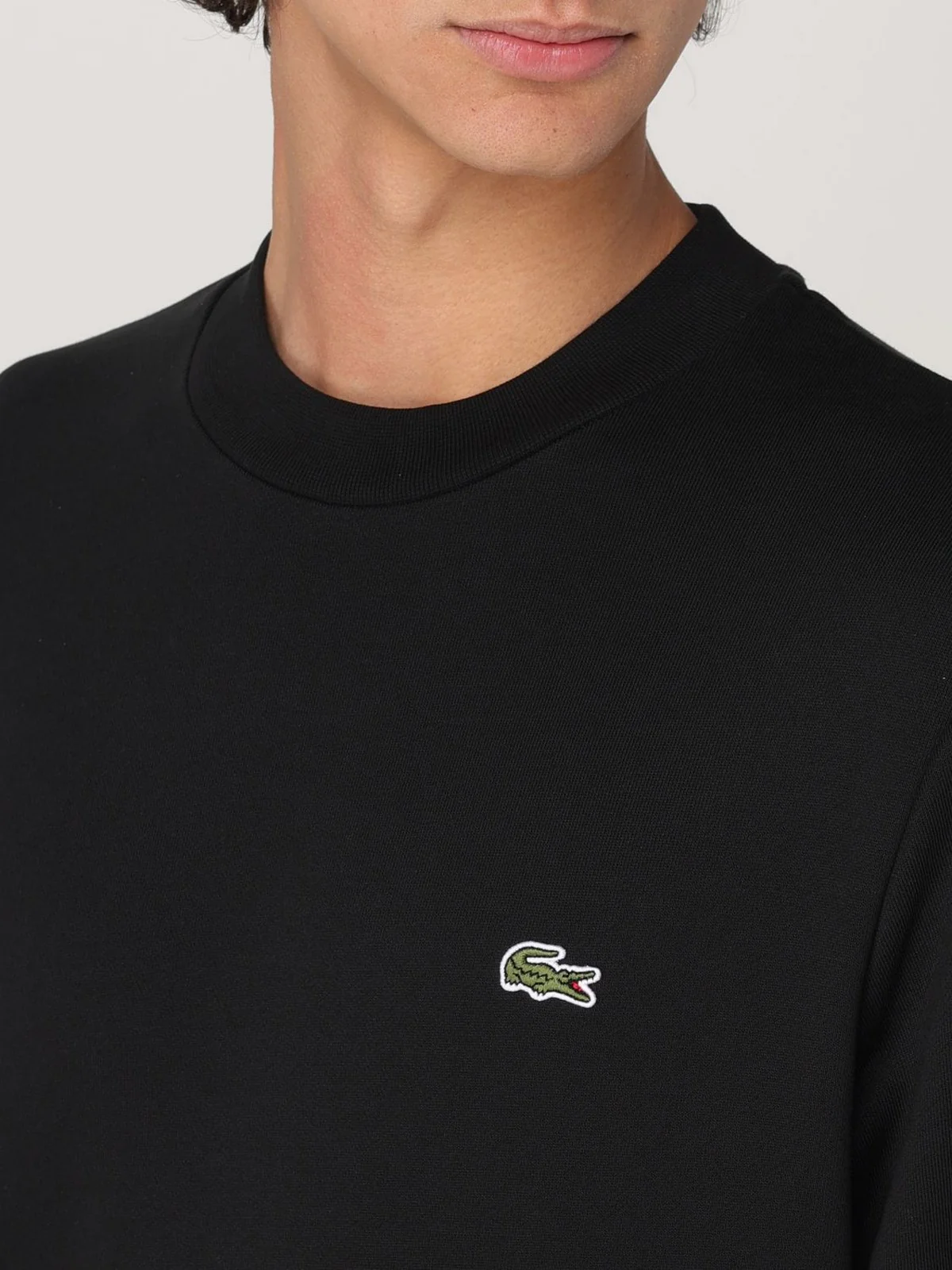 LACOSTE Felpa Uomo  SH9801 031 Nero - Image 2