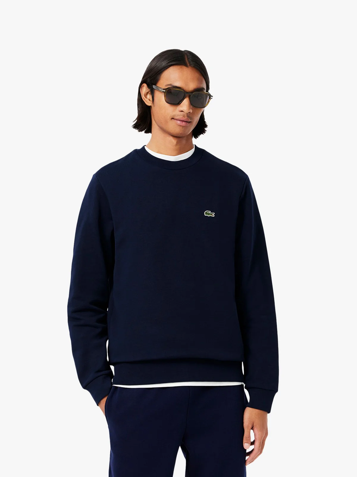 LACOSTE Felpa Uomo  SH9801 166 Blu - Image 2