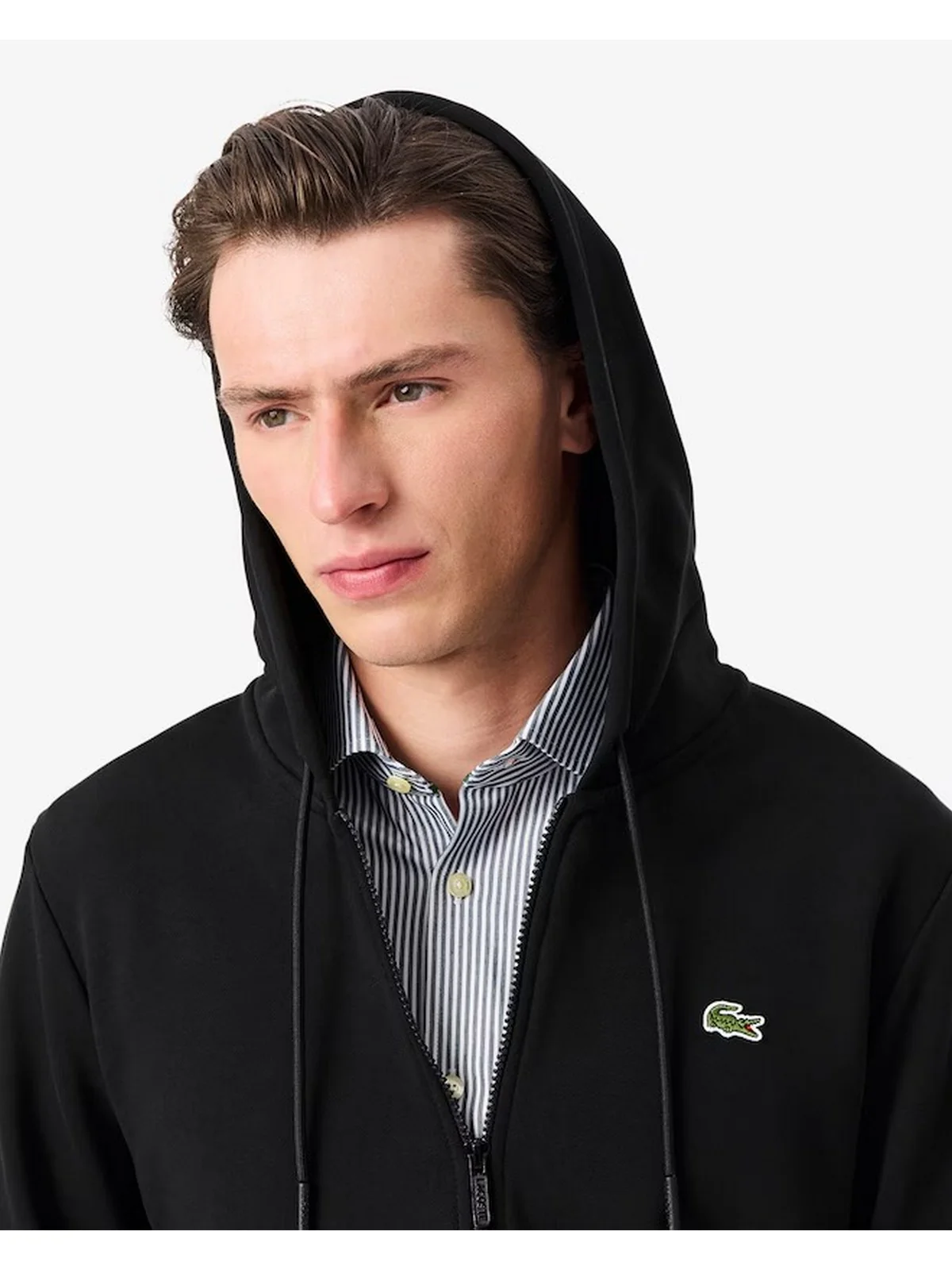 LACOSTE Felpa Uomo  SH9809 031 Nero - Image 3